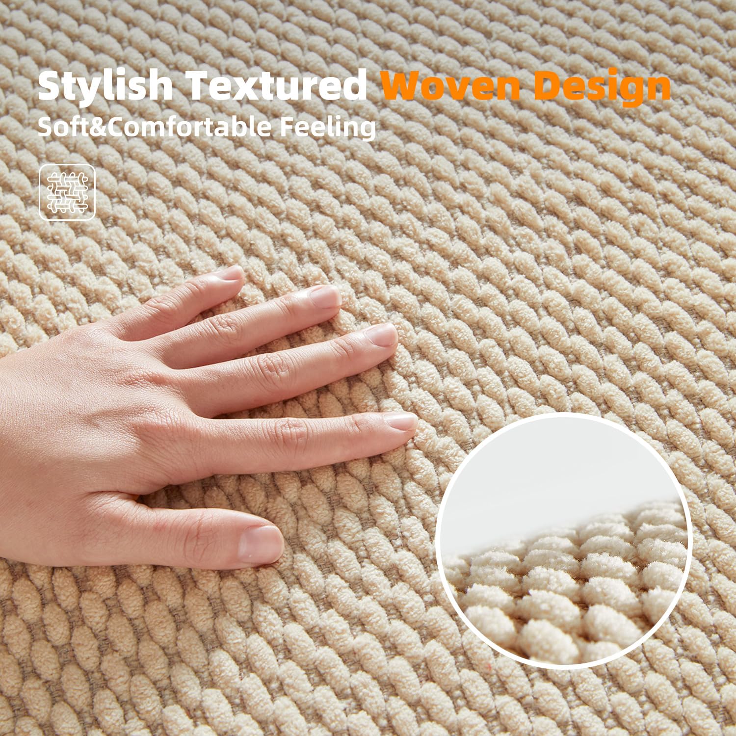 Bululom Bathroom Rug - Soft And Absorbent Chenille With Rubber Backing, Quick-Dry Mat Washable Runner Rug For Shower Floor, Bath