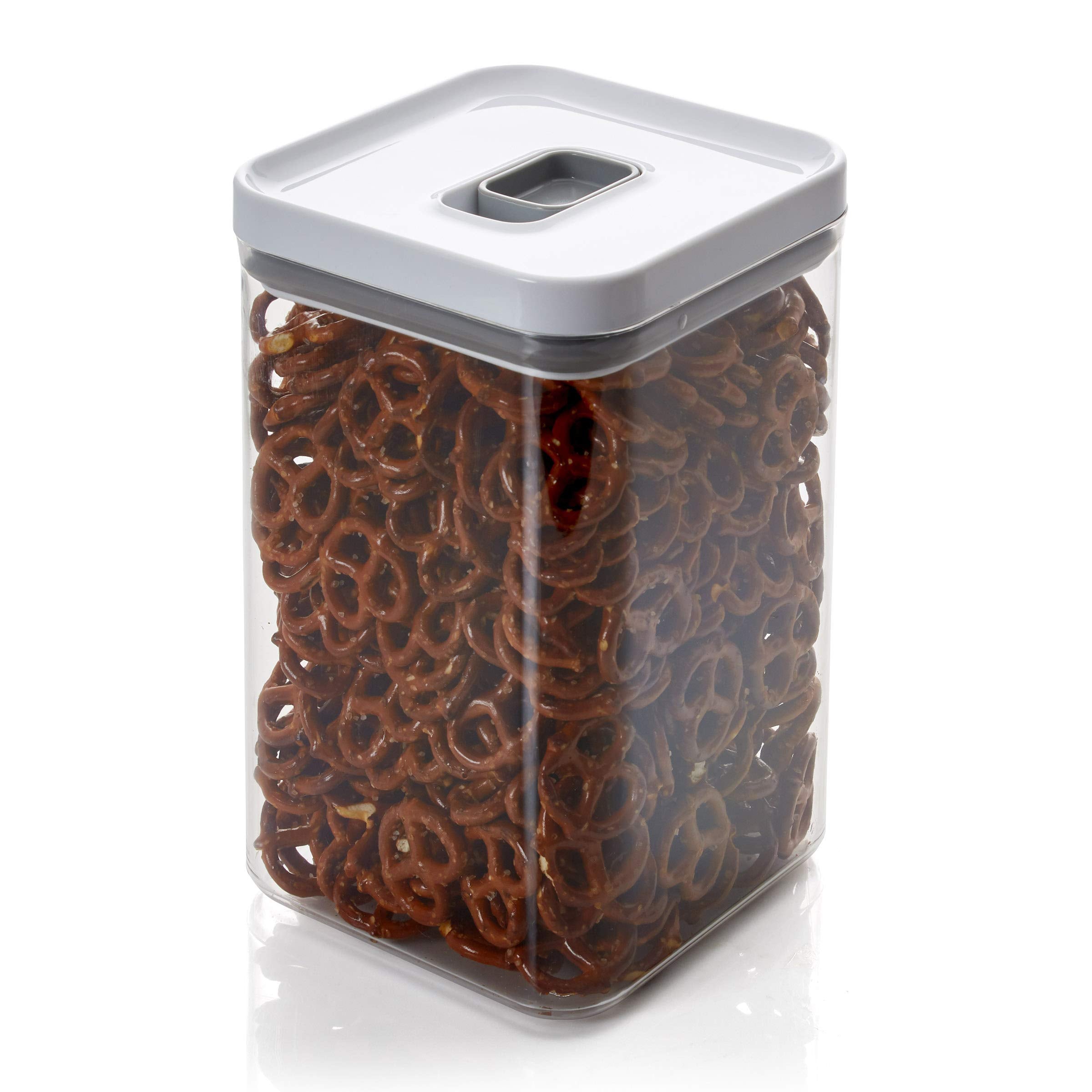 Copco Food And Organization Storage Container With Airtight Lid, 4.43-Quart, Clear