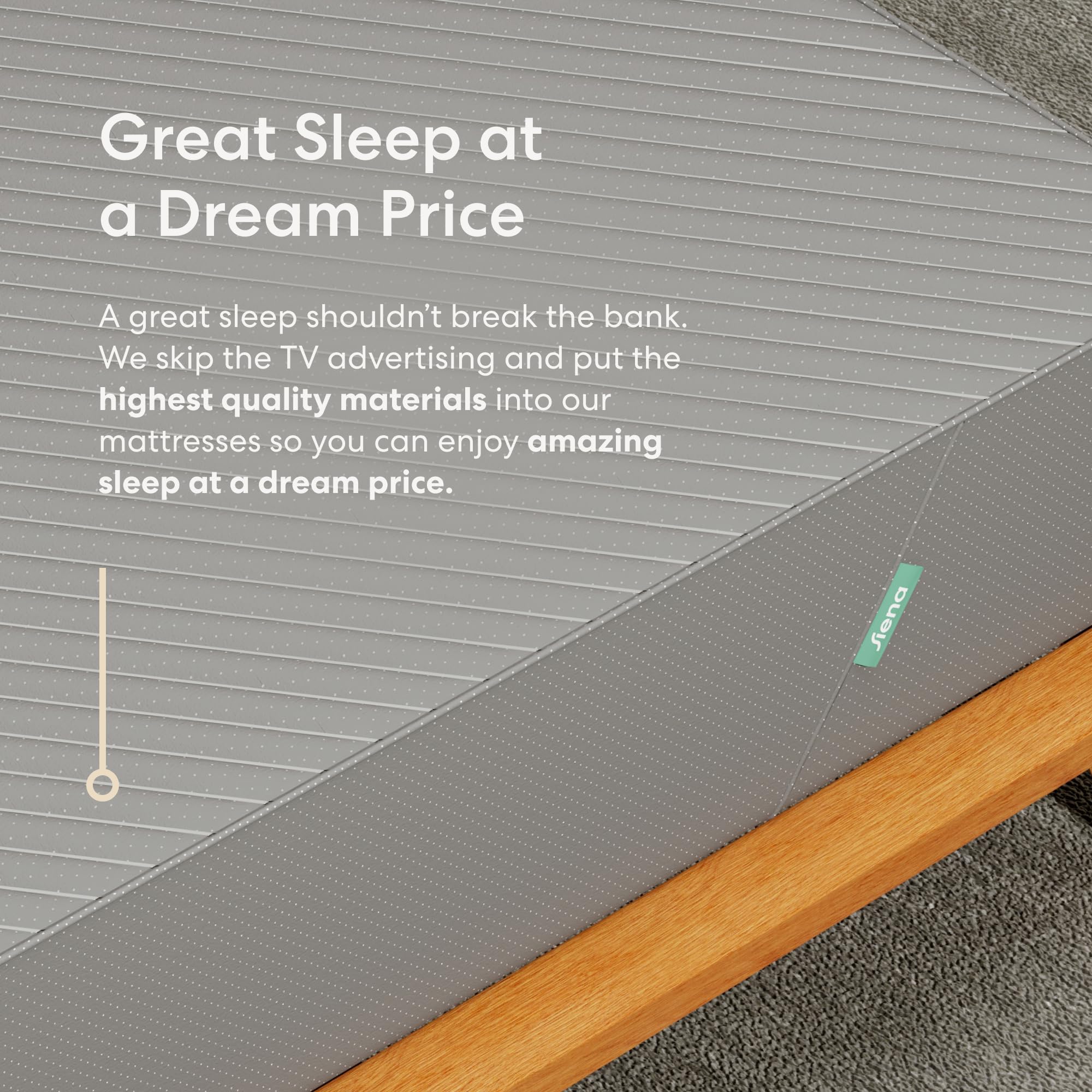 Siena King Mattress - Memory Foam 10'' - Medium Firm - 180 Night Trial - 5 Premium Layers - Breathable Cool Comfort Sleep Bed In