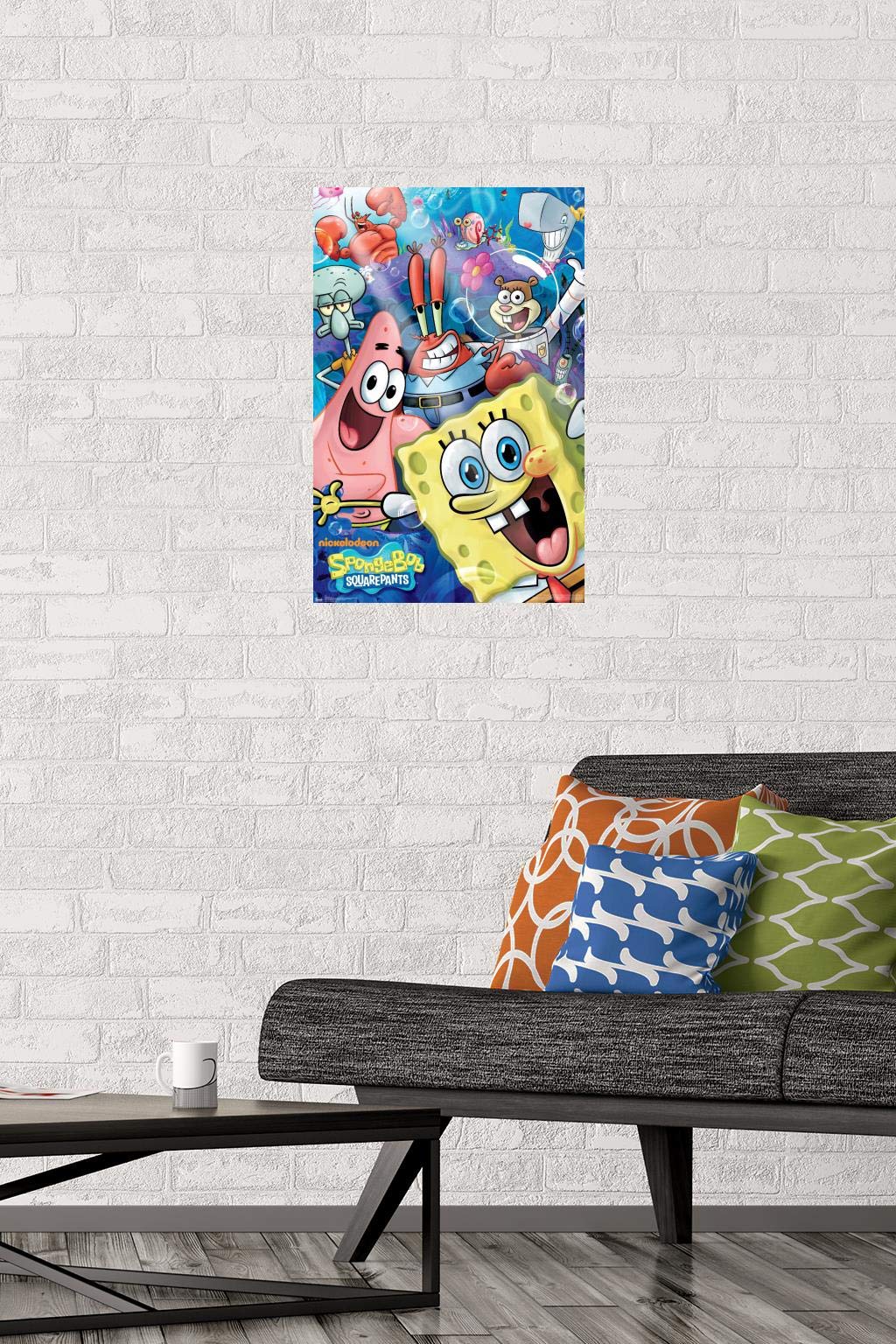 Trends International Nickelodeon Spongebob - Joy Wall Poster, 14.725'' X 22.375'', Premium Unframed Version