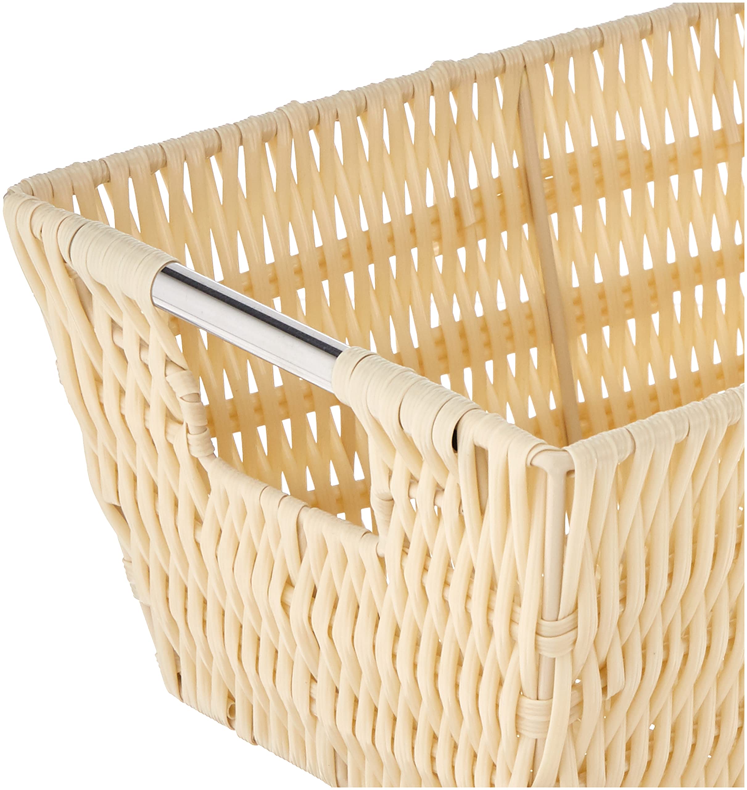 Whitmor Rattique Small Shelf Tote Latte