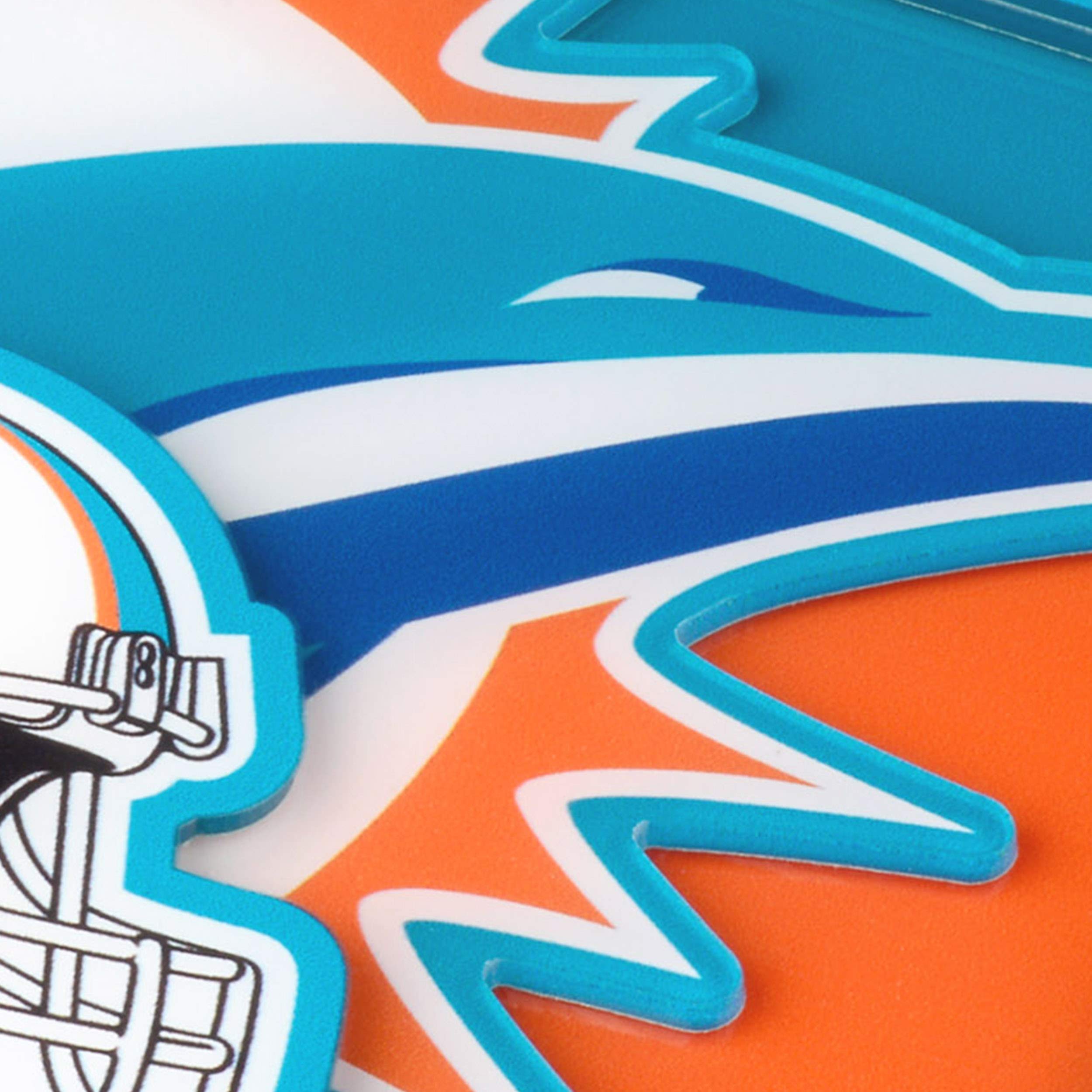Youthefan Nfl Miami Dolphins 3D Logo Series Coasters