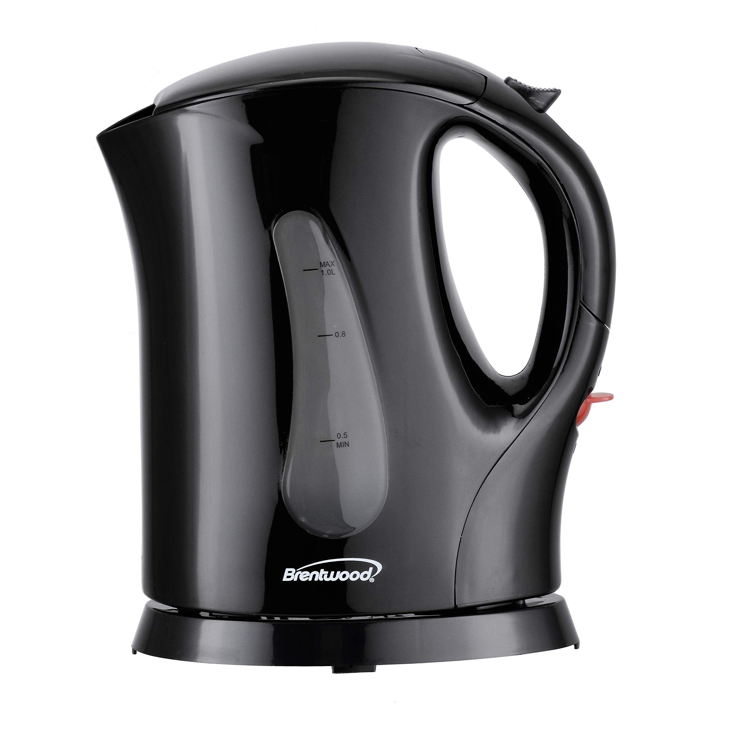 Brentwood Kt-1610Bk 1 Liter Bpa-Free Cordless Electric Kettle, Black
