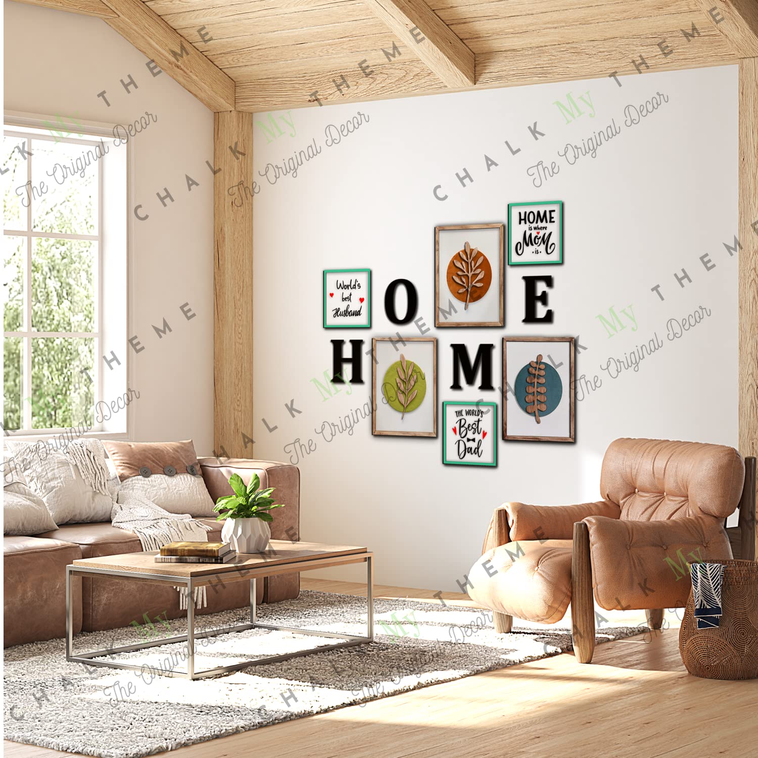 Chalk My Theme Wooden Alphabets and Numbers for Wall Decoration | 5 Inch Large Wooden Letter G in Black