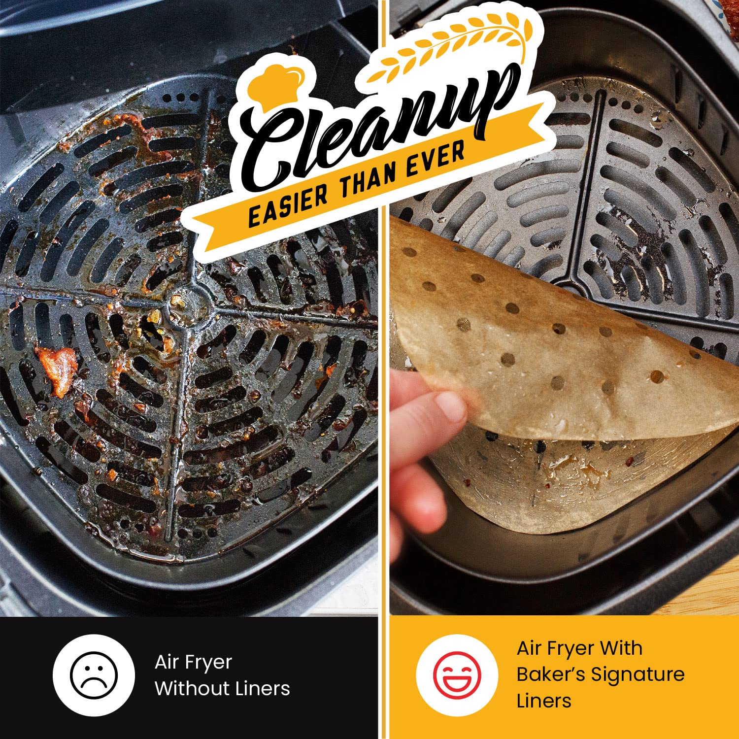 Bamboo Steamer Liner, 8.5'' Air Fryer Parchment Paper Liners Sheets - 220Pcs Unbleached Bamboo Steamer Basket Liners - Easy Clea