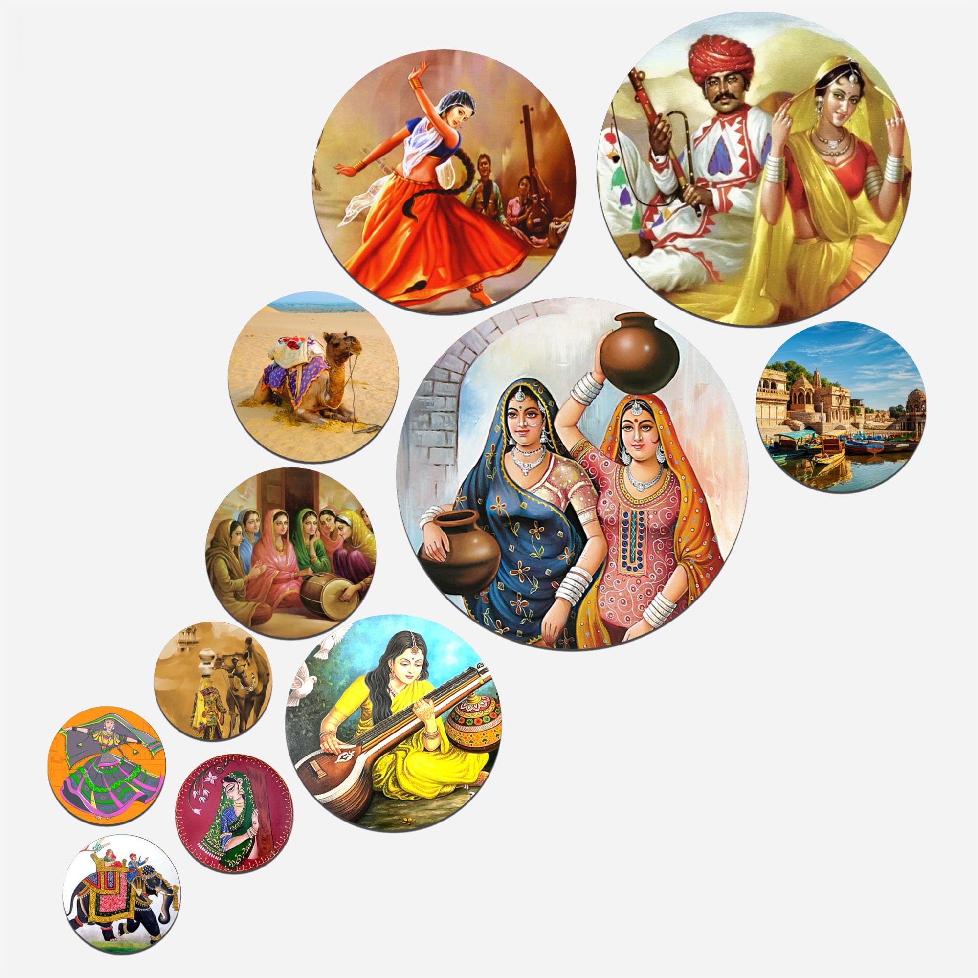 Artvibes Decorative MDF Wooden Wall Hanging Decoration Item For Home | Office | Gift | Decor Art | Livingroom, Bedroom | Stylish