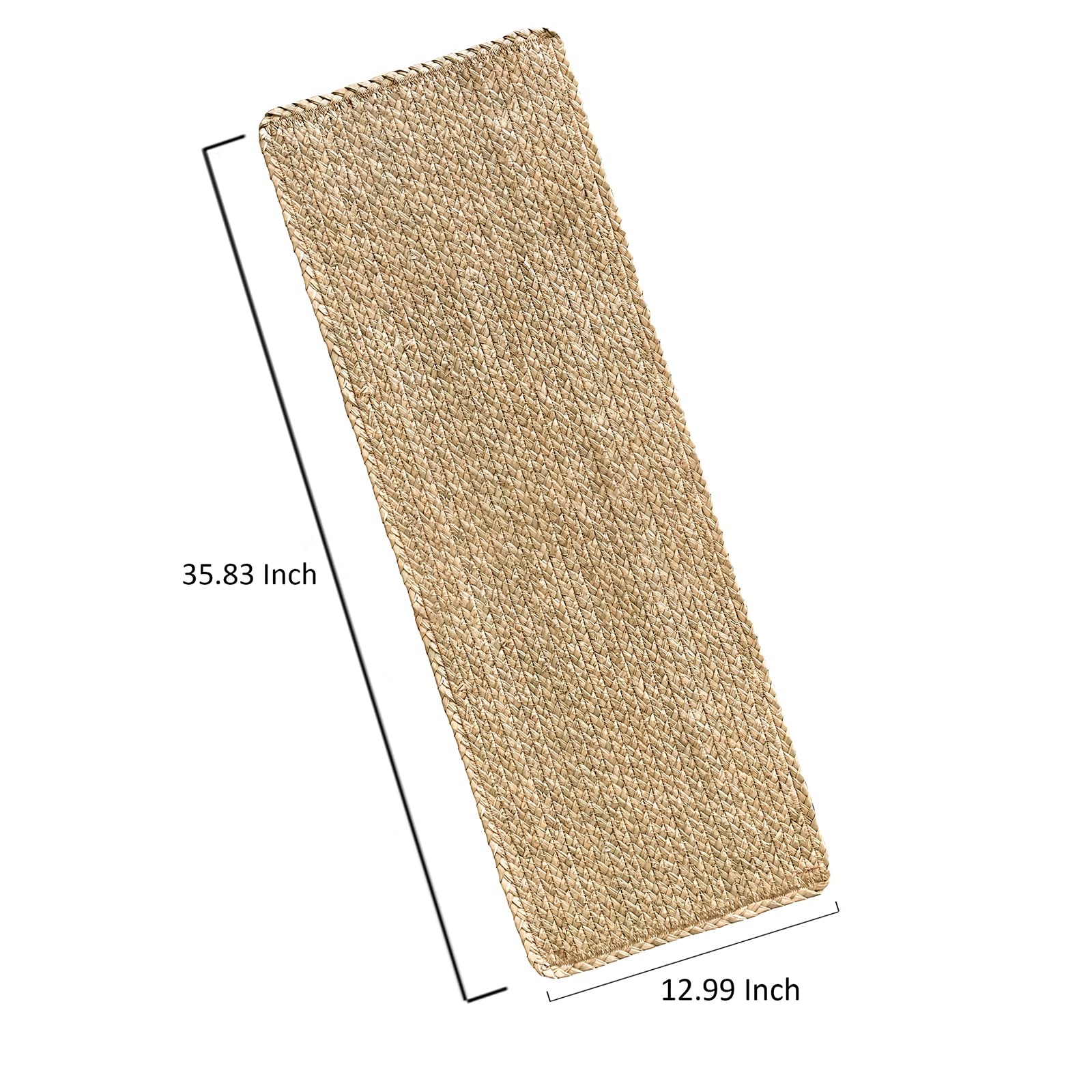 Cy Sisters Woven Placemats One Table Runner 36 Inches Long Rattan Placemats Rectangle Runners Natural Wicker Heavy Braided Straw