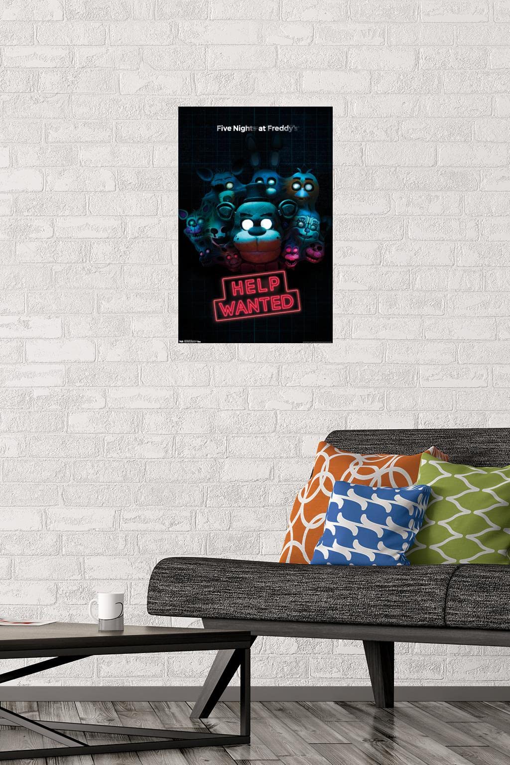 Trends International Five Nights At Freddy'S - Help Wanted Wall Poster, 14.725'' X 22.375'', Premium Unframed Version