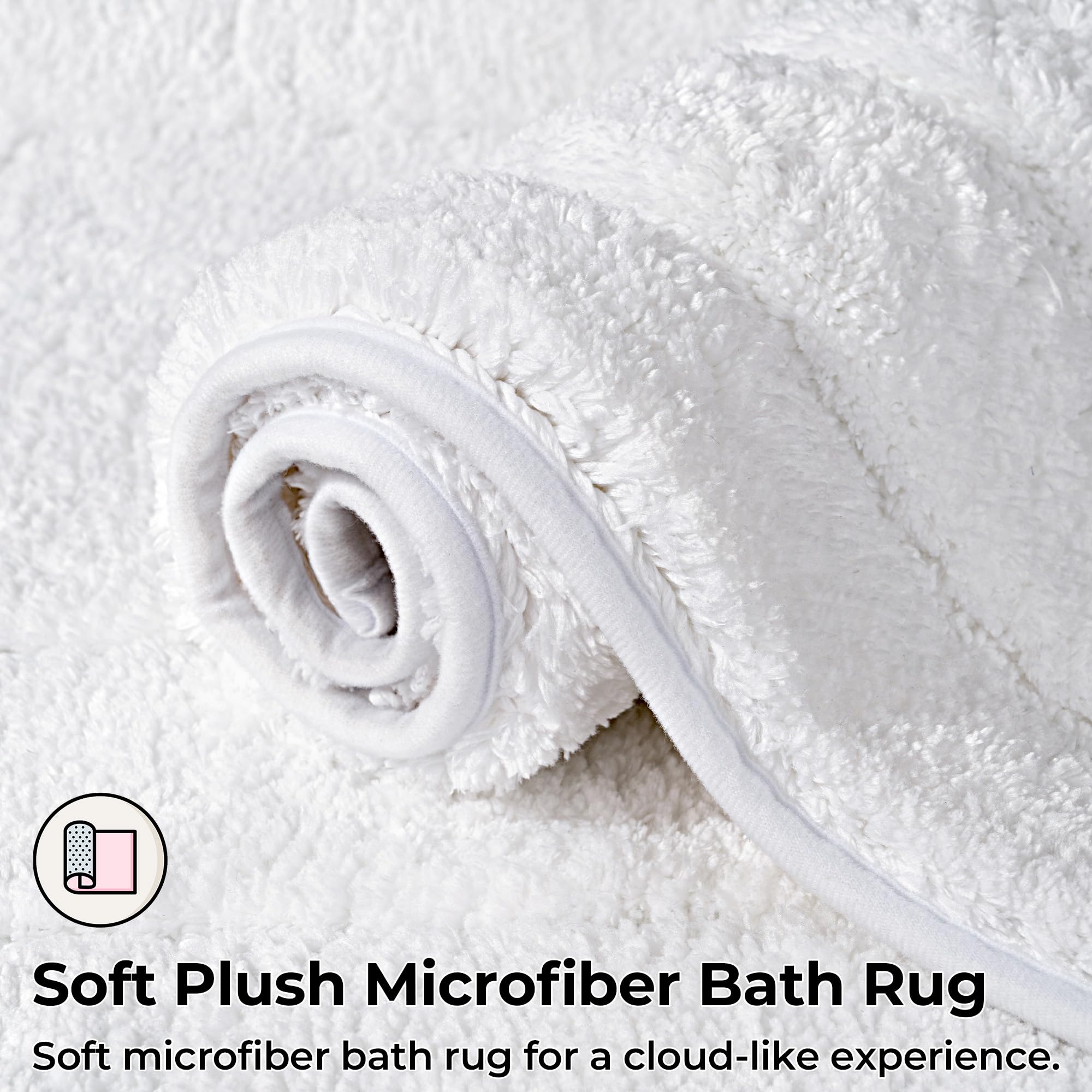 Granny Says Large Bathroom Rugs Non Slip Washable, 59'' X 24'', Water Absorbent Bath Mats For Bathroom, Thick Soft Shaggy Bath R