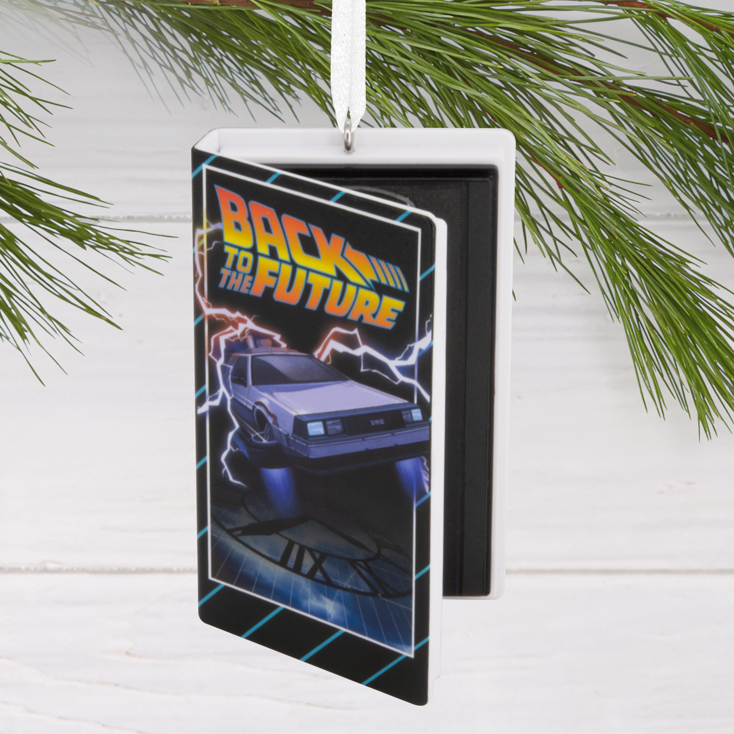 Hallmark Back to The Future Retro Video Cassette Case Christmas Ornament