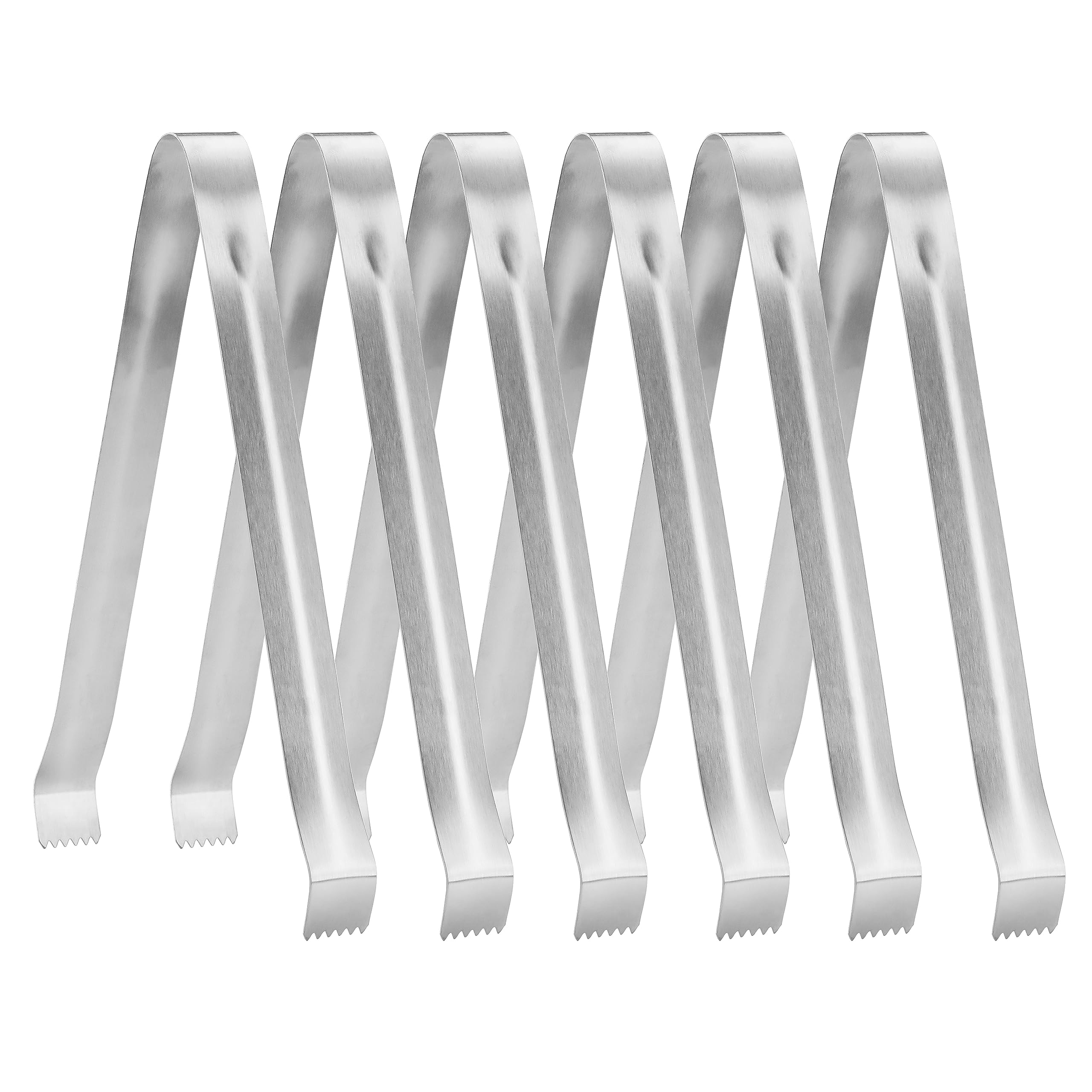 New Star Foodservice Commercial-Grade Pom Tongs (9-Inch - 6 Pack)