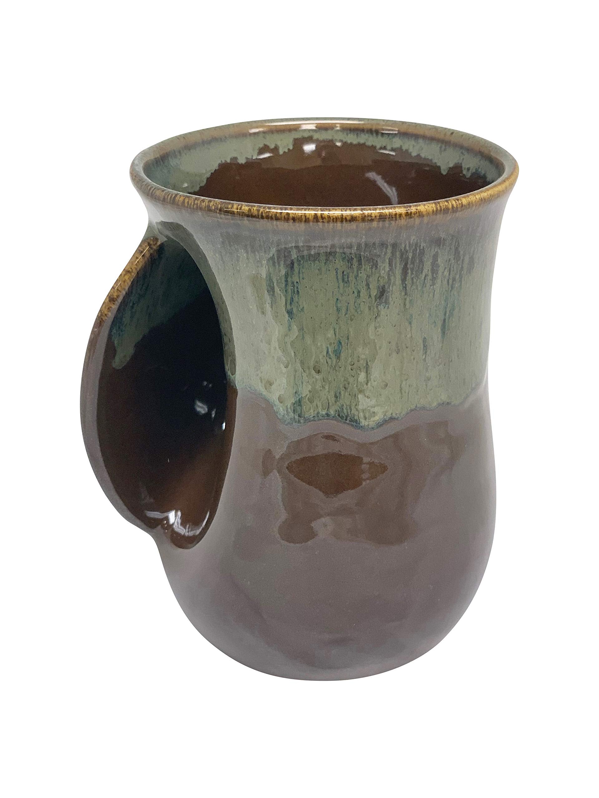 Clay In Motion Handwarmer Mug - Left Hand (Mocha)