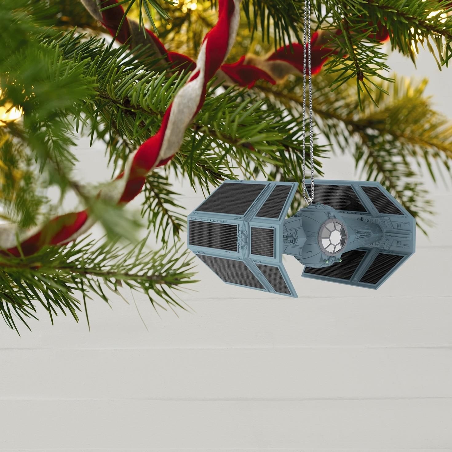 Star Wars Darth Vader s TIE Fighter Sound Ornament with Light Storytellers