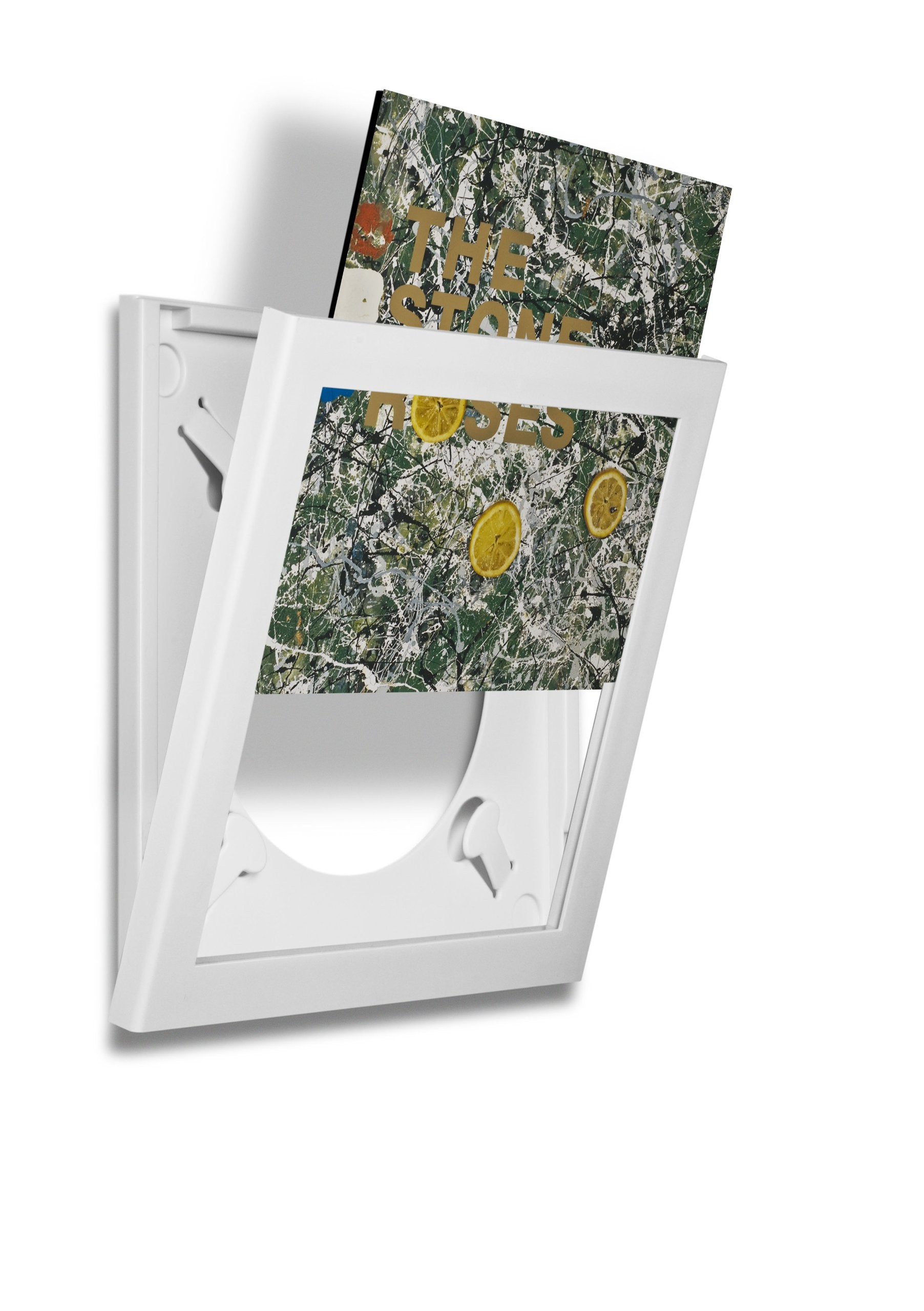 Art Vinyl Play & Display Record Frame (White)