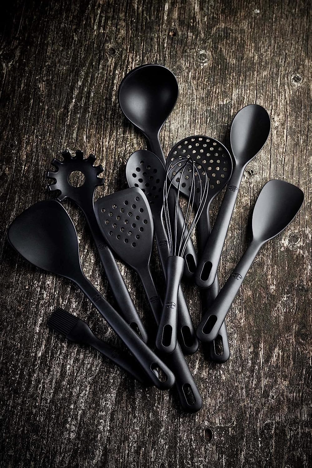 Ballarini Nero Silicone Tongs, Made In Italy