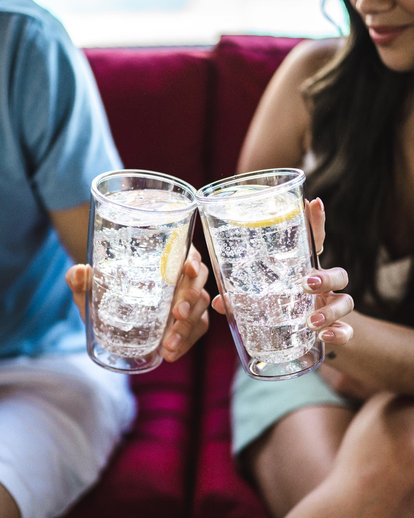Tervis Double Walled Insulated Tumbler Cup, 16oz, Clear, Tritan, Model 1001837 - Keeps Drinks Cold & Hot