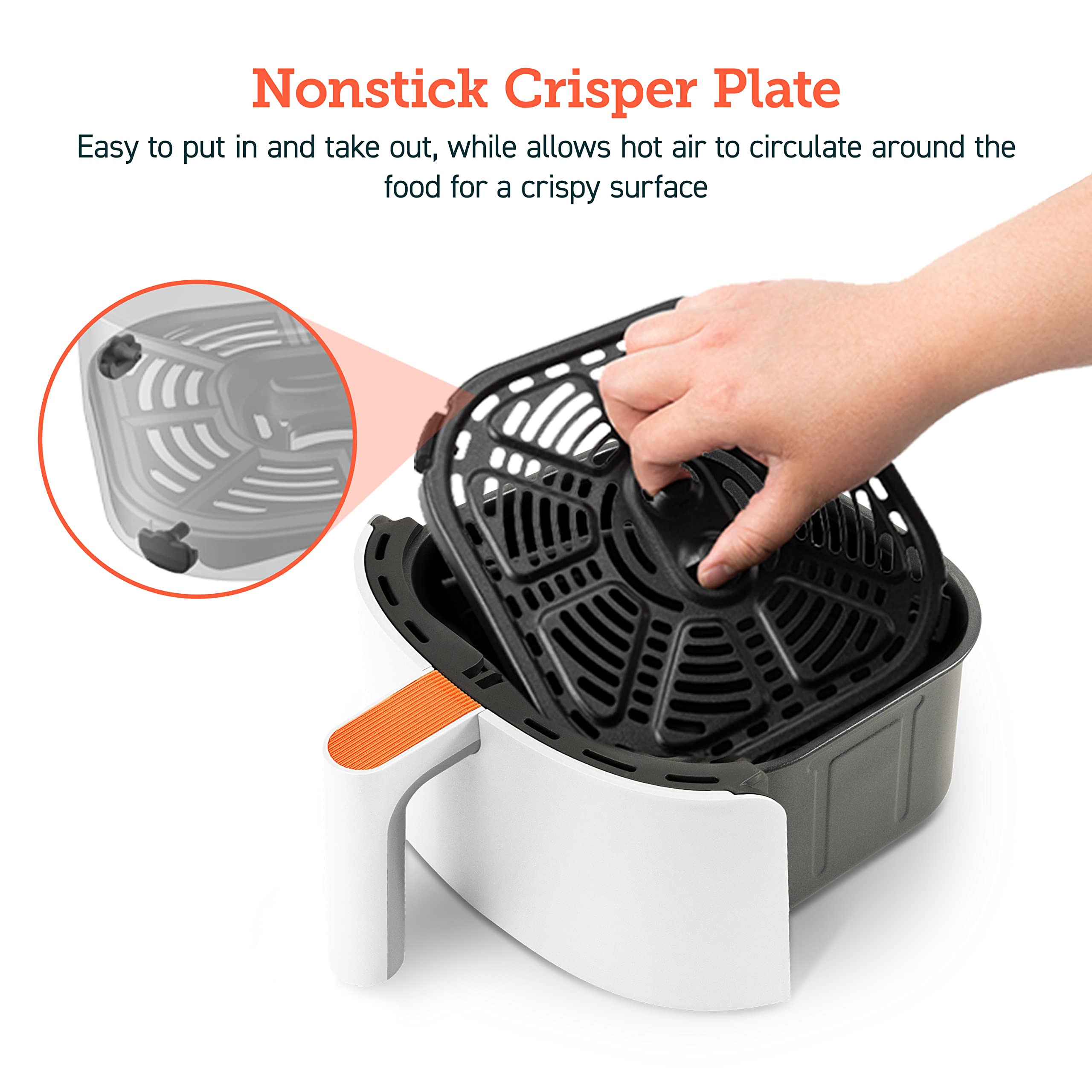 COSORI Air Fryer 4 Qt  7 Cooking Functions Airfryer  150+ Recipes on Free App  97% less fat Freidora de Aire  Dishwasher-safe  Designed for 1-3 People  Lite 4.0-Quart Smart Air Fryer  White