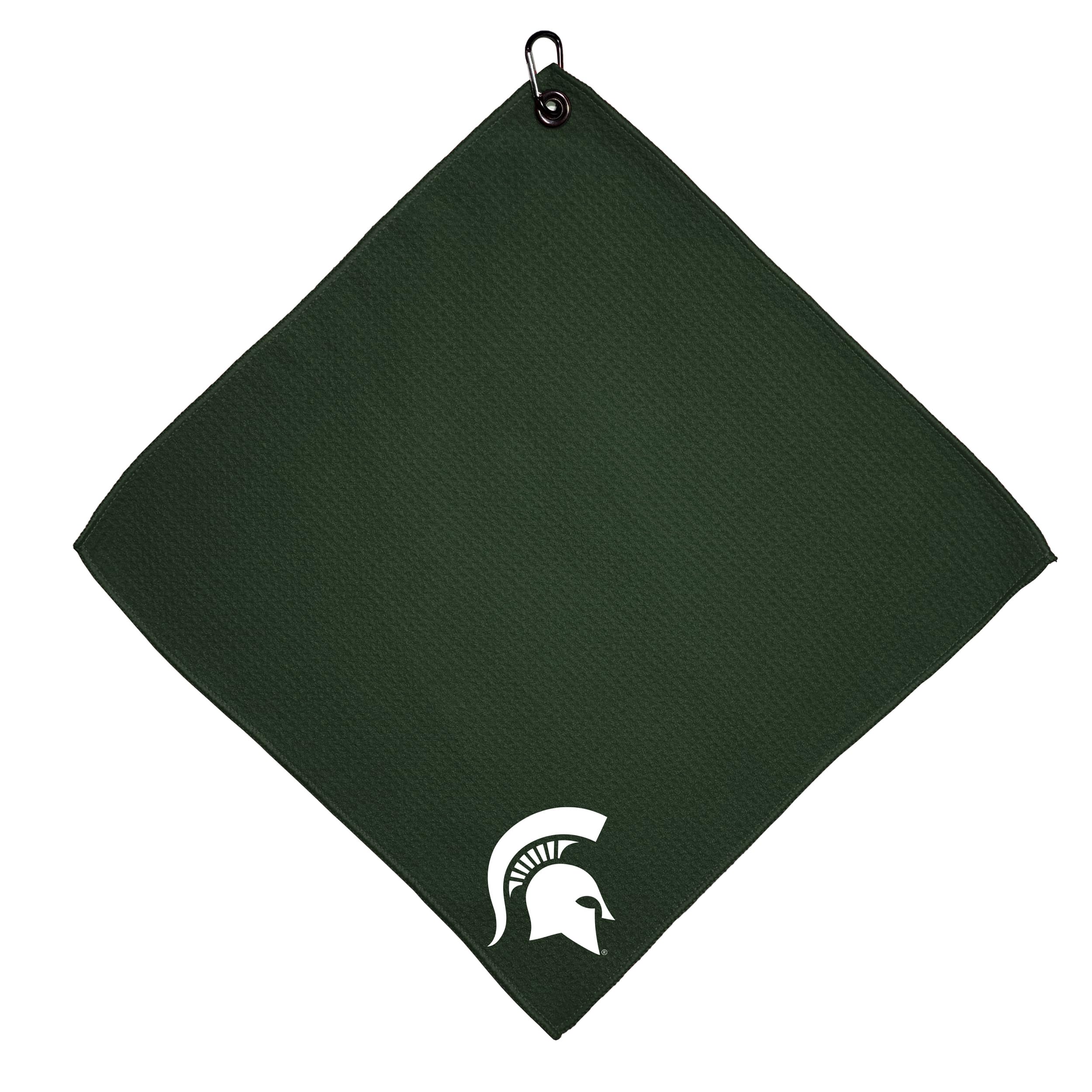 Team Golf NCAA Michigan State Spartans Microfiber Golf Towel, 15x15 (Multicolor)