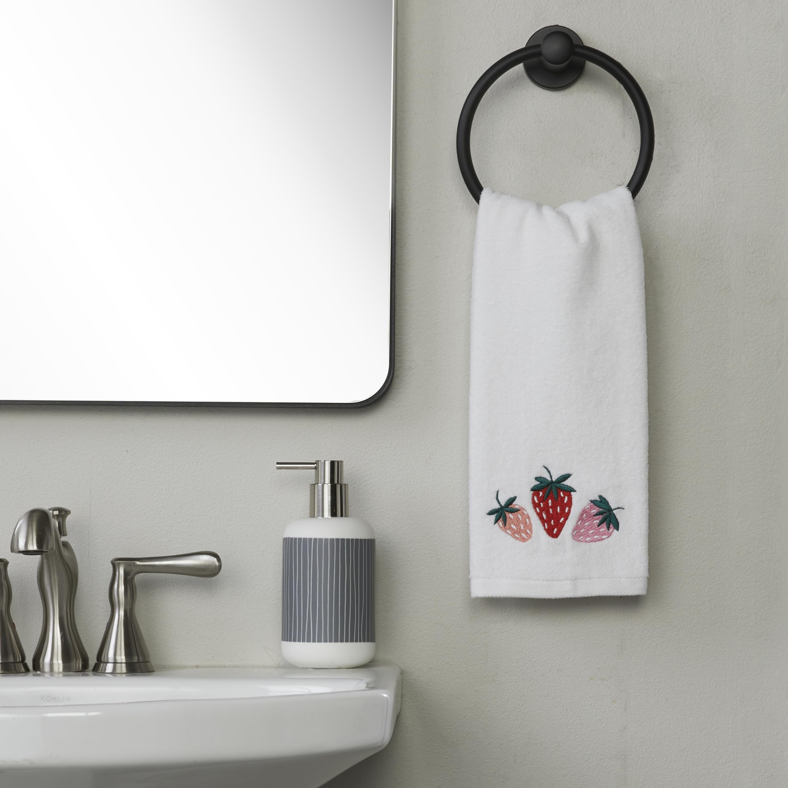 Skl Home Summer Strawberries Hand Towel (2-Pack)