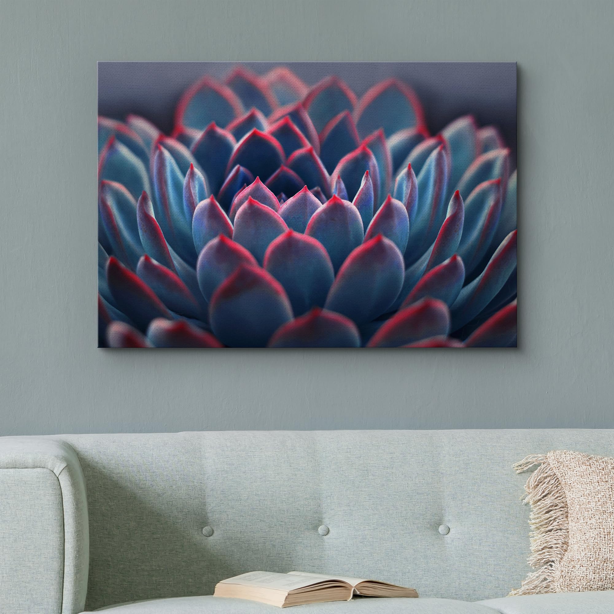 Wall26 Canvas Print Wall Art Desert Rose Succulent Nature Wilderness Photography Realism Floral Botanical Southwest Rustic Count