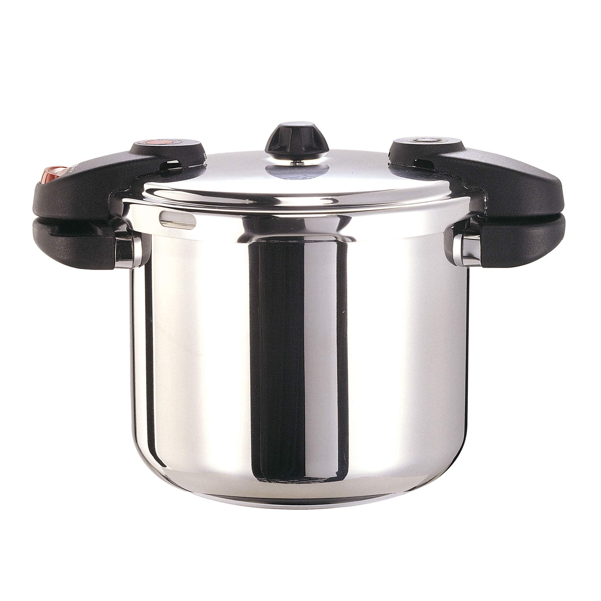 Buffalo Pressure Cooker 8 Qt Stainless Steel - Small Canning Pot with Lid for Home, Commercial Use - Easy to Clean Stove Top Pre