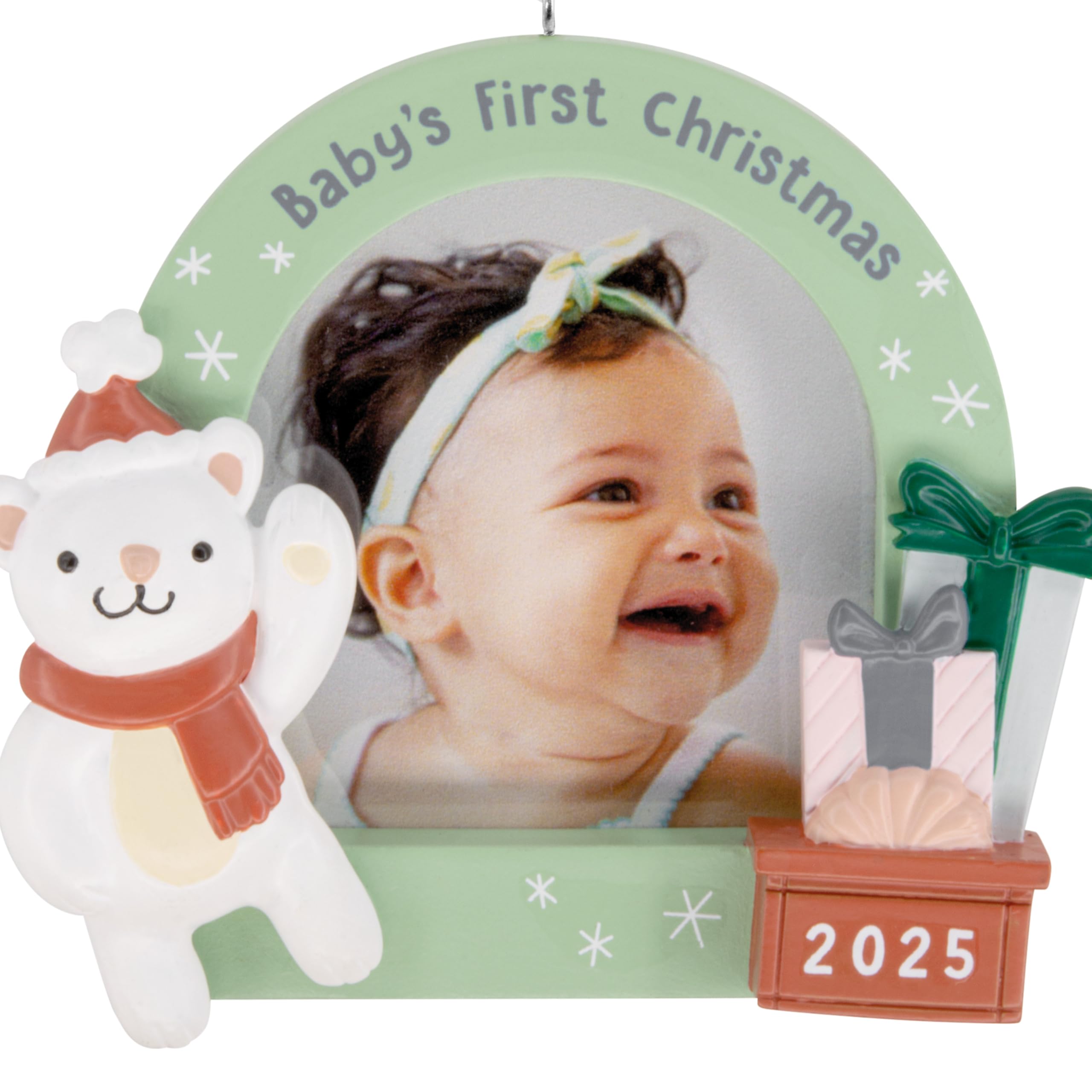 Hallmark Baby s First Christmas 2025 Photo Frame Christmas Ornament, New Baby Gifts