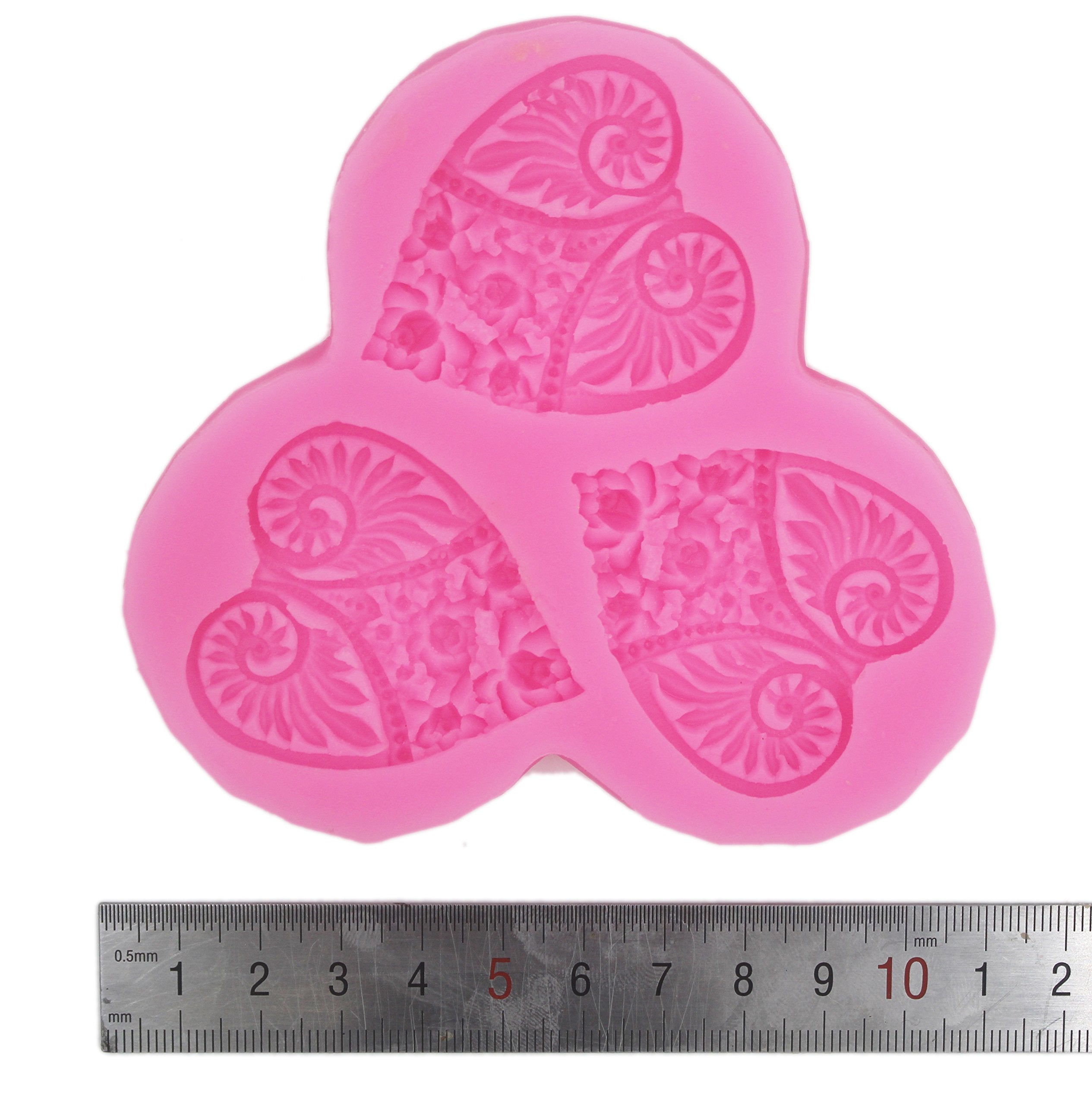 Longzang Mini Flowers F0048 Fondant Mold Silicone Sugar Mini Mold Craft Molds Diy Cake Decorating
