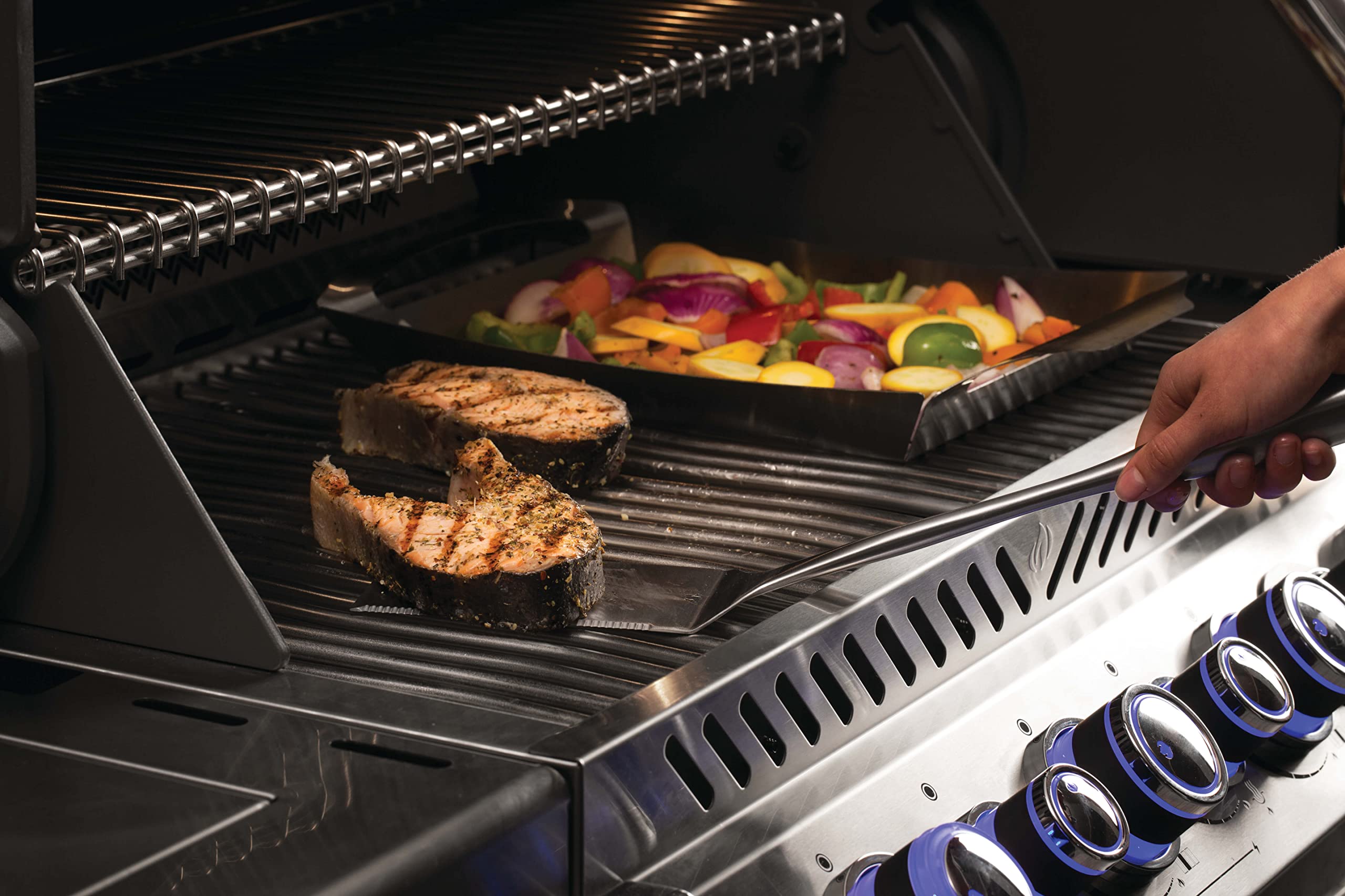 Napoleon Accessory 70033 - Pro Stainless Steel 2 Piece Toolset - Premium Bbq Grill Toolset, Cast Stainless Steel, Ergonomic Hand