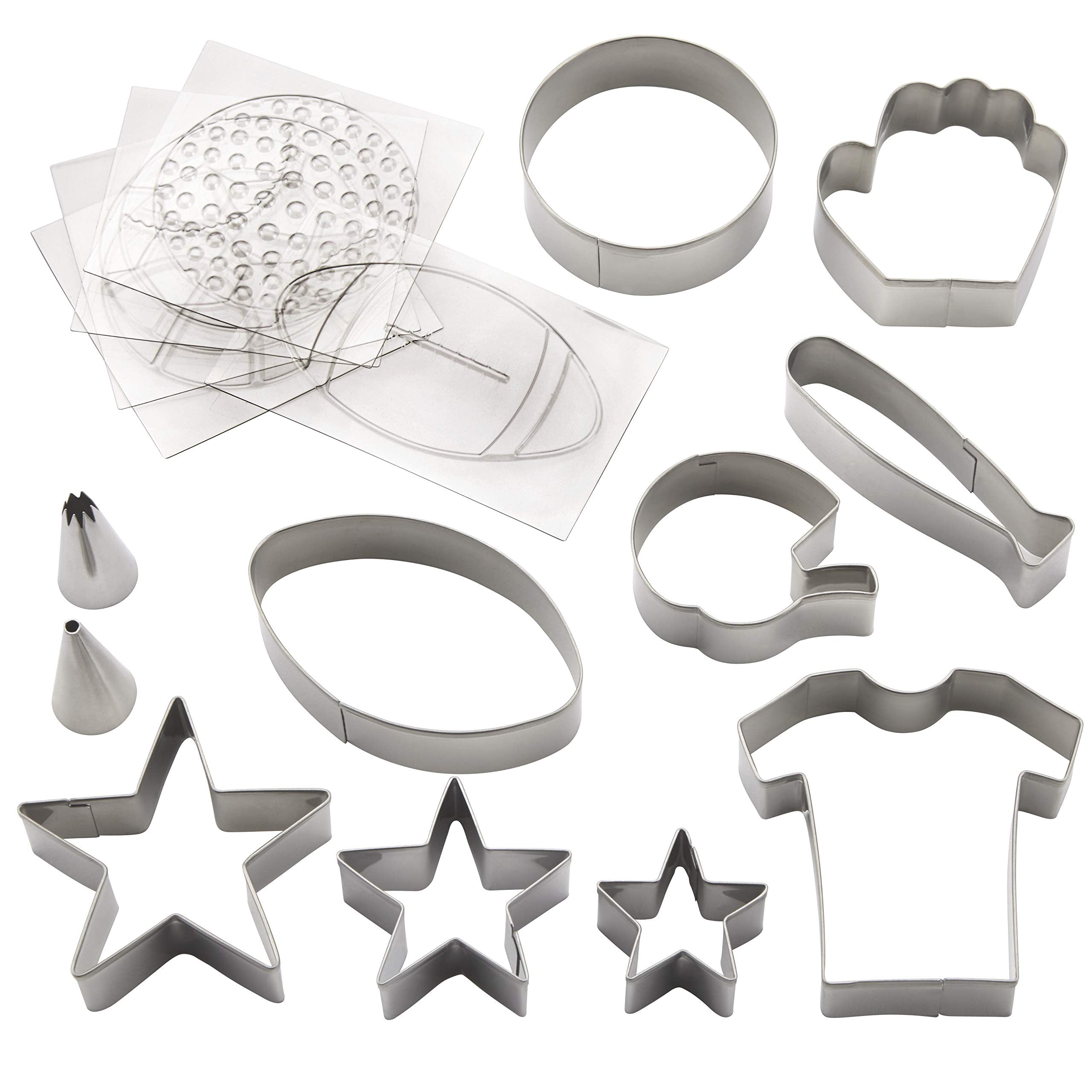 Cake Boss Cake Decorating Kit, Sports, Stainless Steel