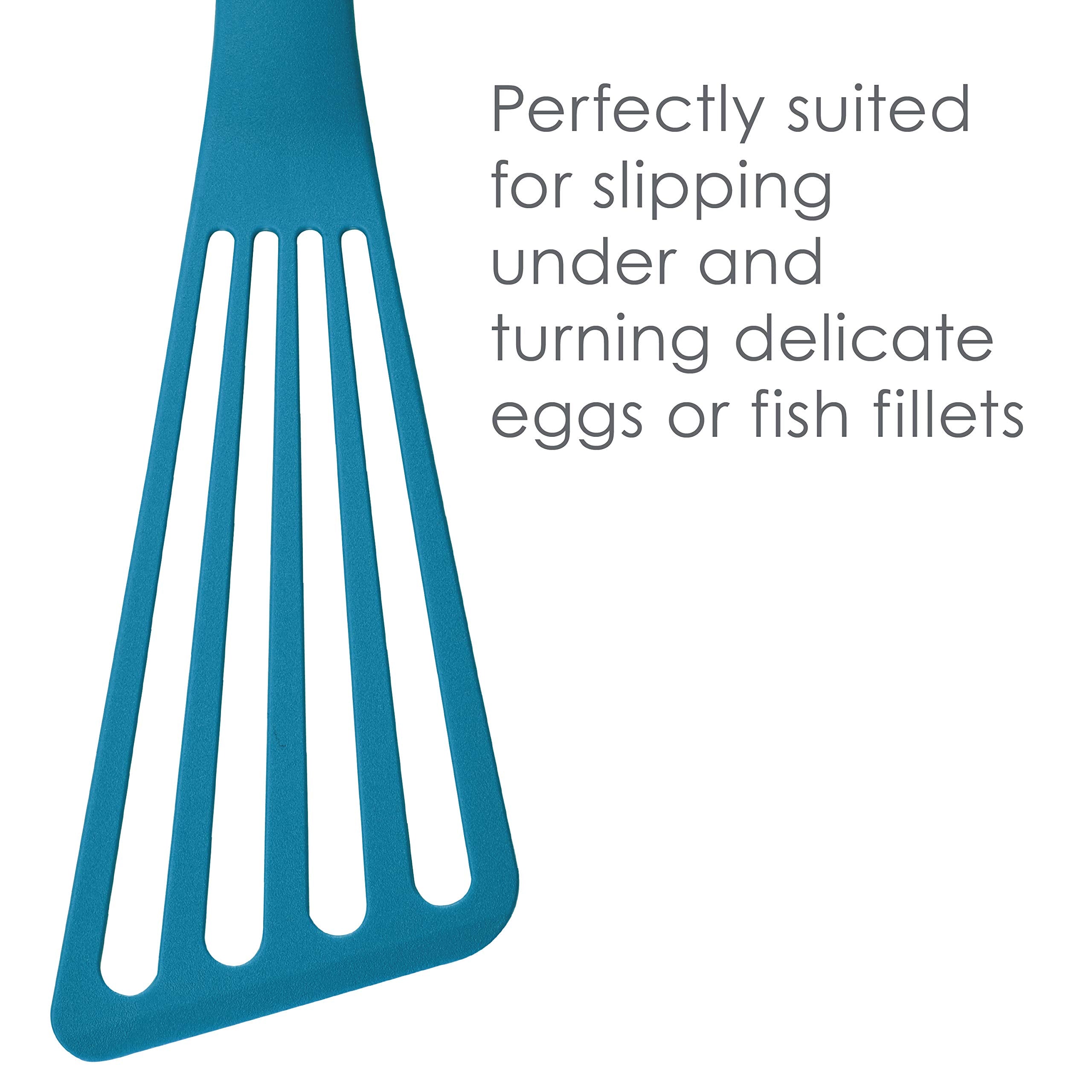 Rachael Ray KitchenTools and Gadgets Nylon Cooking Utensils / Spatula / Fish Turners - 2 Piece, Rose