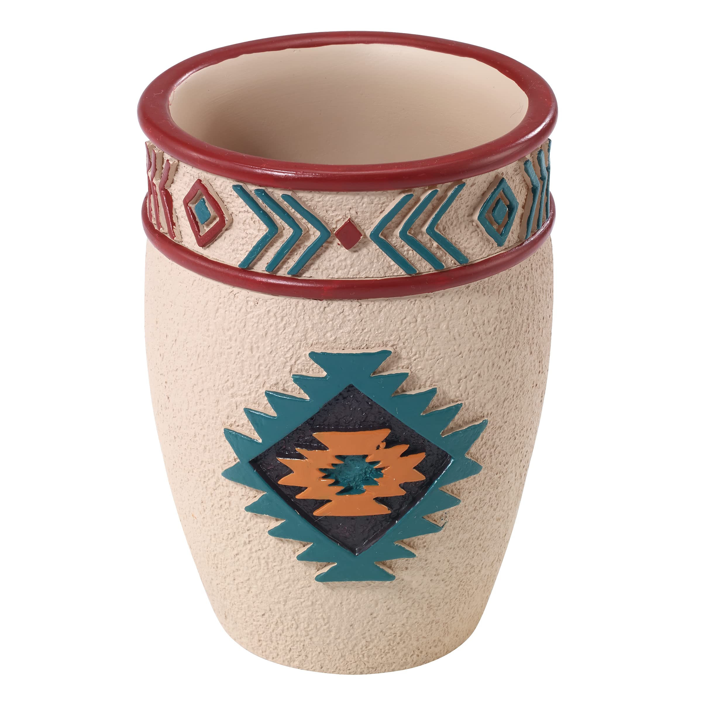 Avanti Linens - Tumbler, Guest Bathroom Essentials, Aztec Home Decor (Navajo Dance Collection)