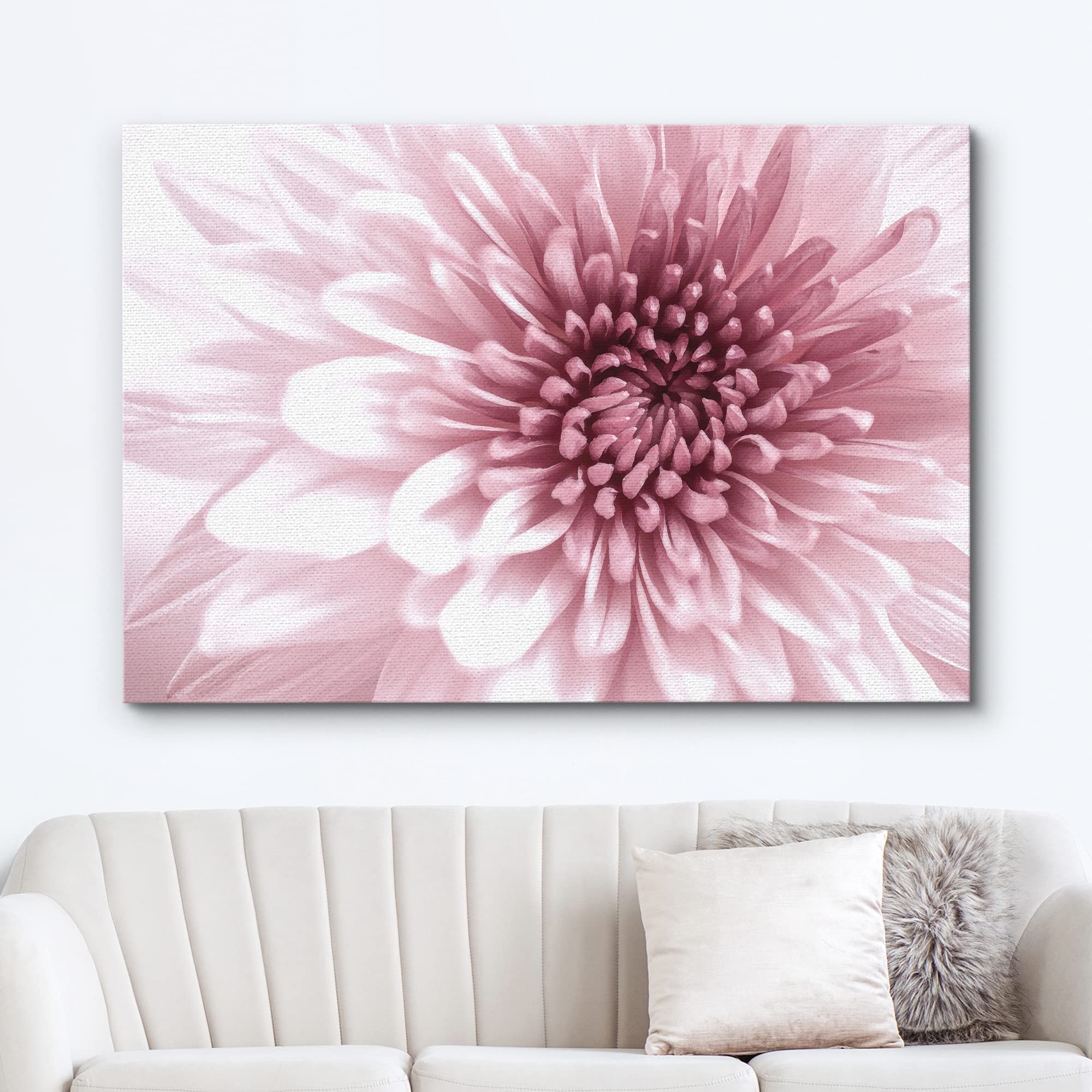 Wall26 Canvas Print Wall Art Close Up Details Of Pink Chrysanthemum Flowers Floral Botanical Photography Modern Art Chic Scenic