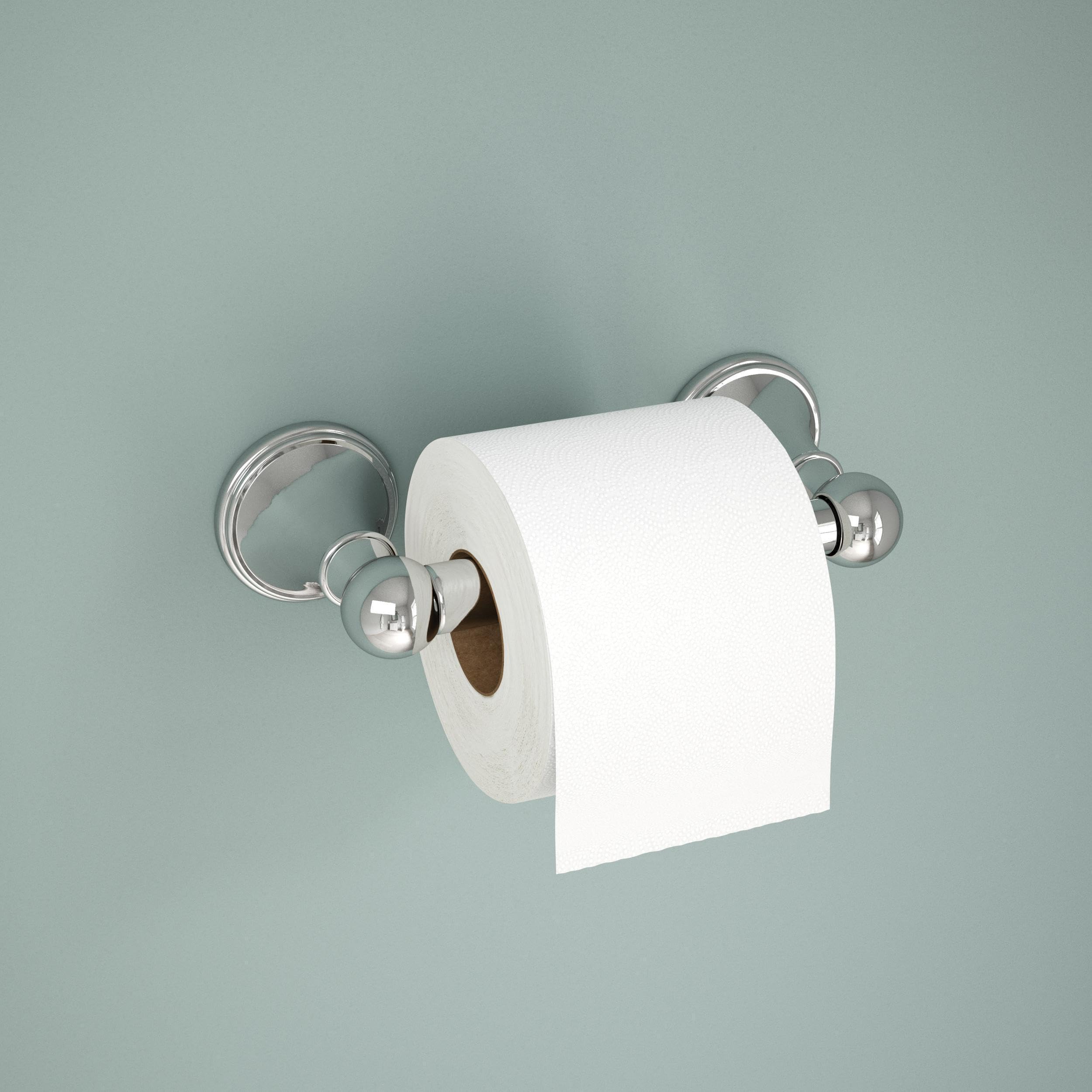 Delta Faucet Franklin Brass 125860 Crestfield Toilet Paper Holder, Polished Chrome