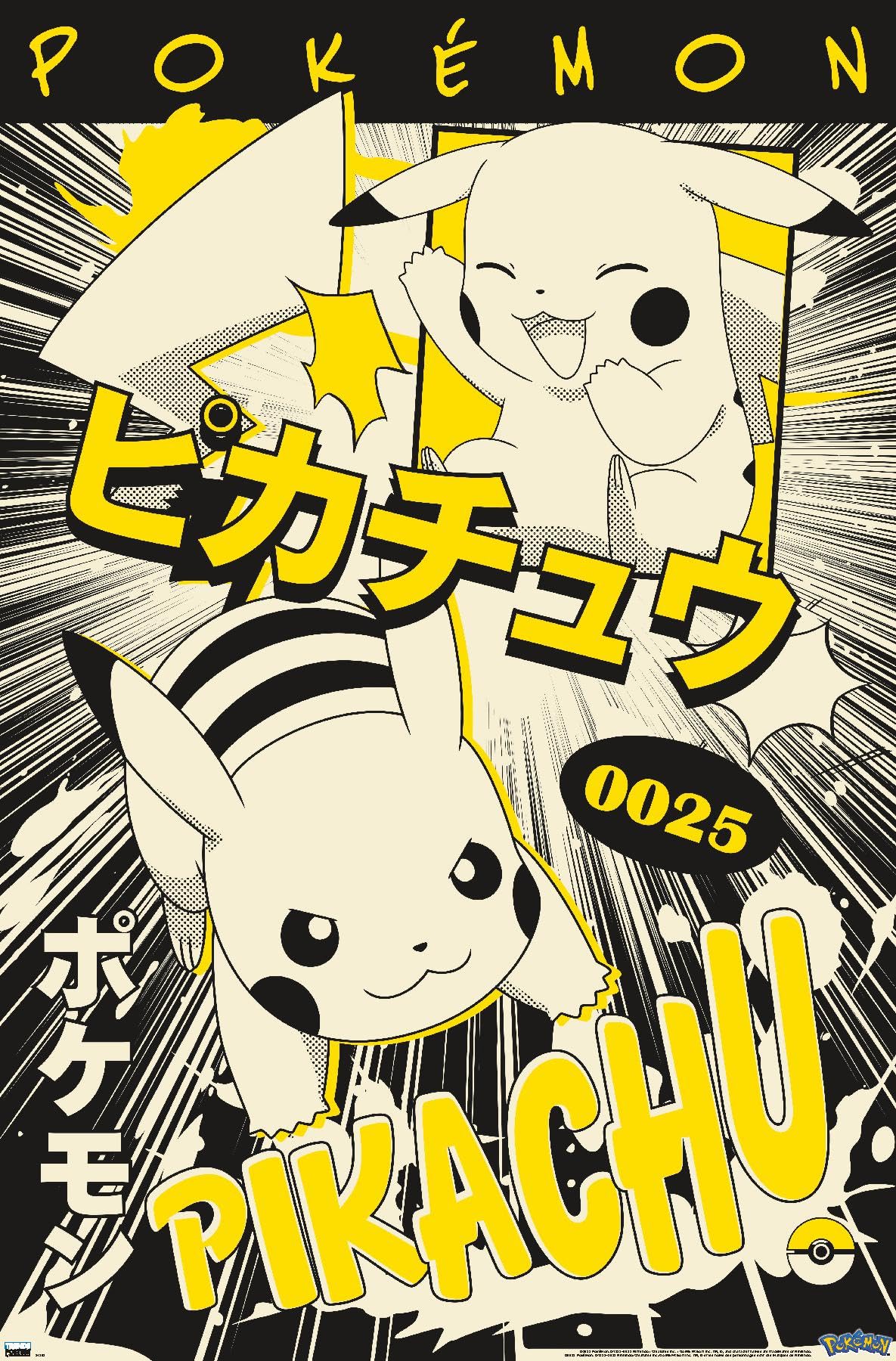 Trends International Pok  Mon - Pikachu Anime Wall Poster