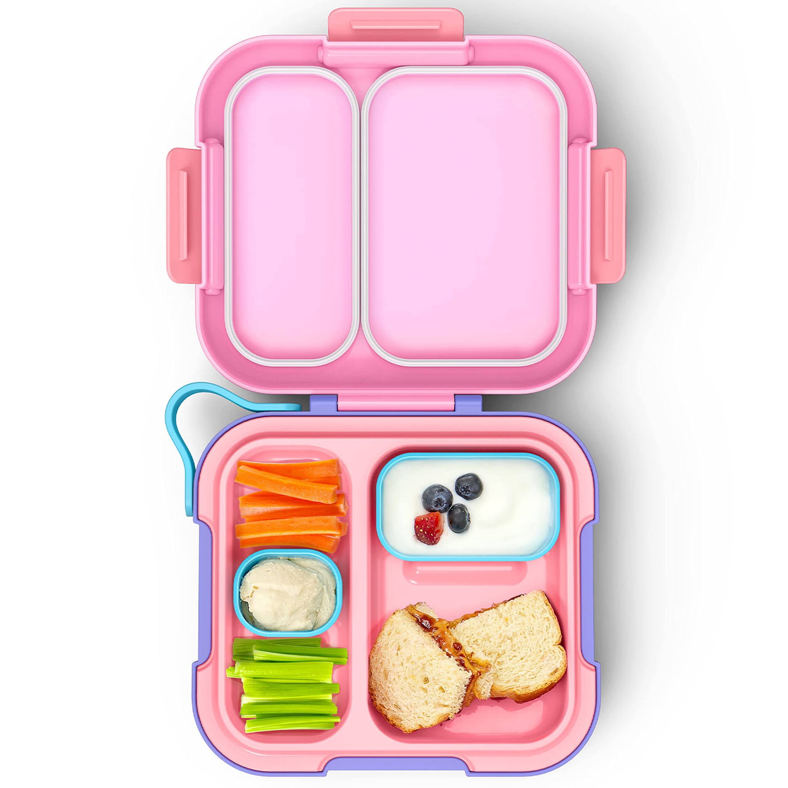 Zoku - Bento Box With Ice Pack, Lunch Box For Kids, Easy To Carry And Clean, Freezer Pack Keeps Food Fresh, Fits Any Snack Or Me