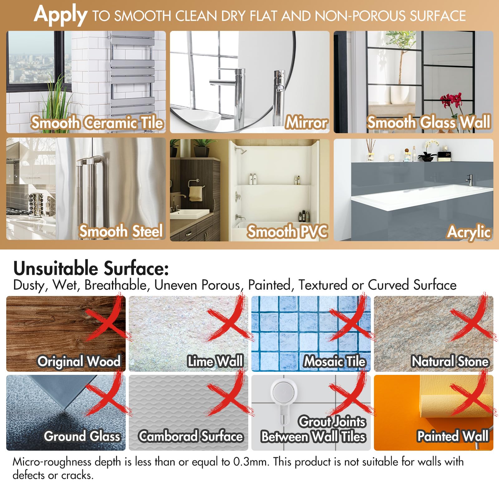 Leverloc Shower Caddy Suction Cup Set Shower Shelf Shower Basket No-Drilling Removable Suction Shower Organizer Powerful Waterpr