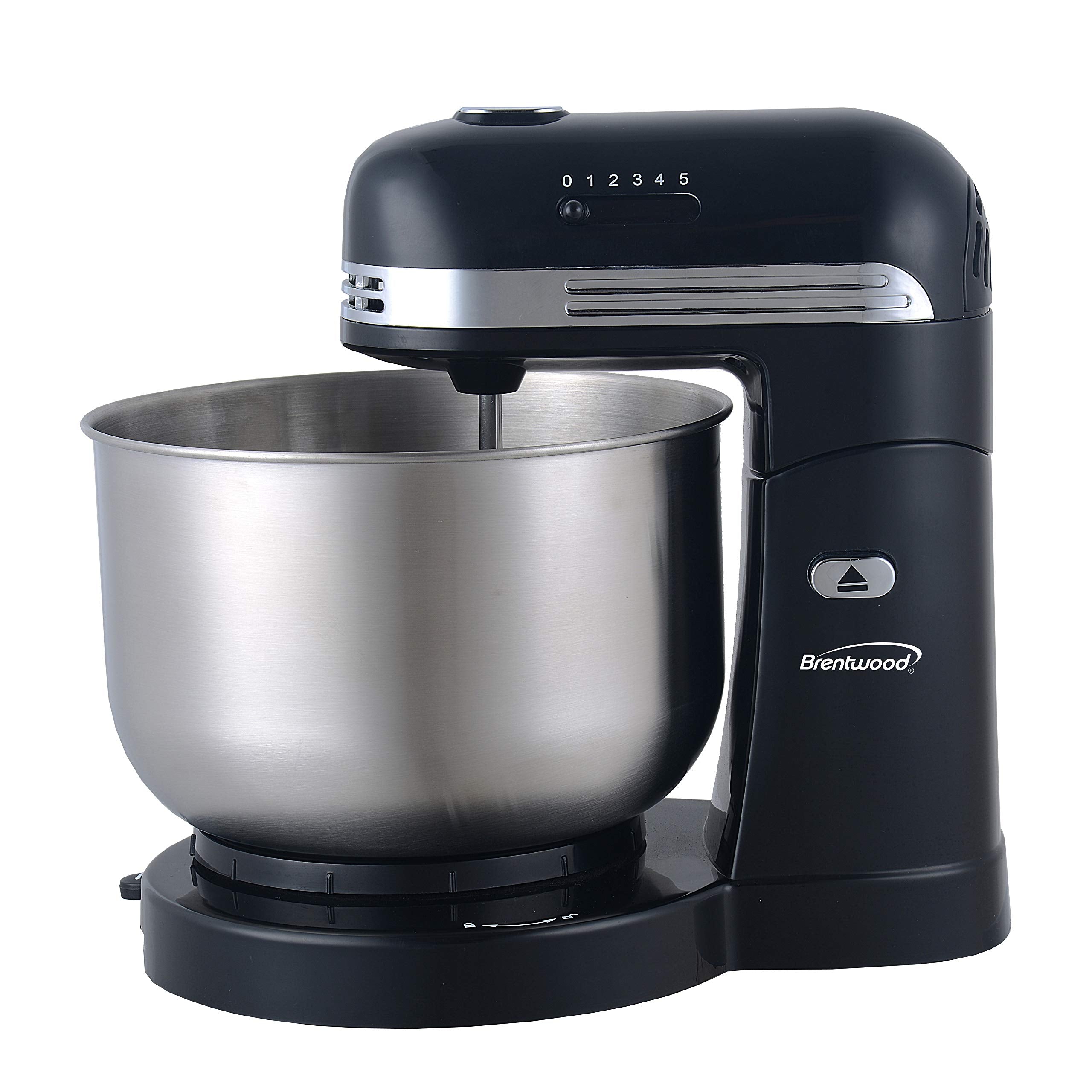 Brentwood Appliances Btwsm1162Bk 5-Speed Stand Mixer With 3-Quart Stainless Steel Mixing Bowl (Black), One Size