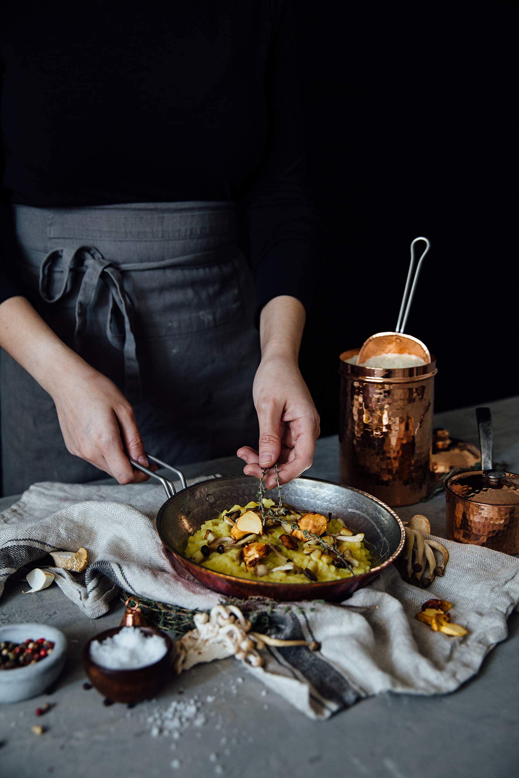 Sertodo Copper Skillet Pan | 8 Inch Diameter | Patented Stainless Steel Handle System | Naturally Non-Stick Tin Lining, Pure Cop