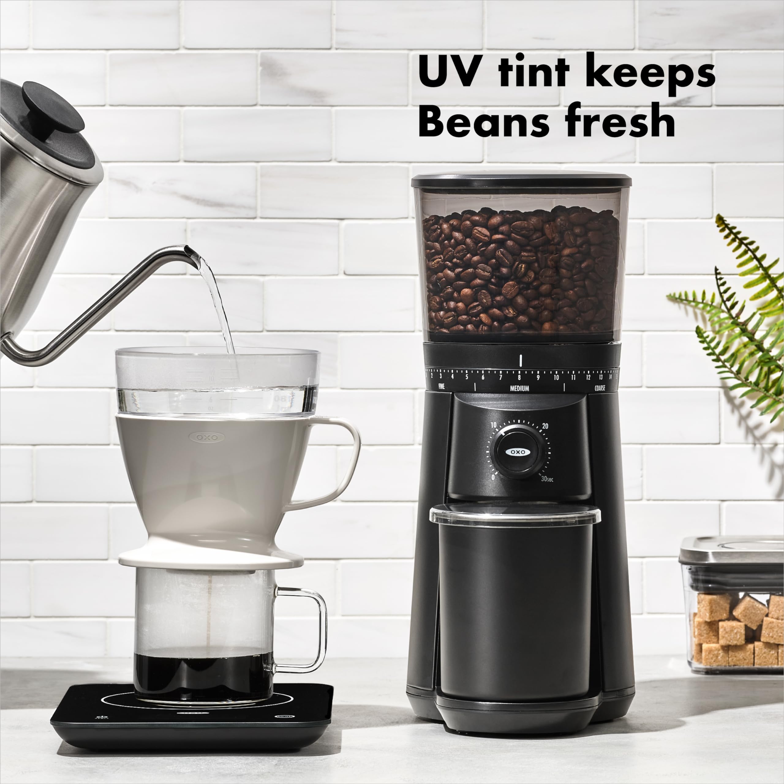 Oxo Brew Conical Burr Coffee Grinder - Matte Black