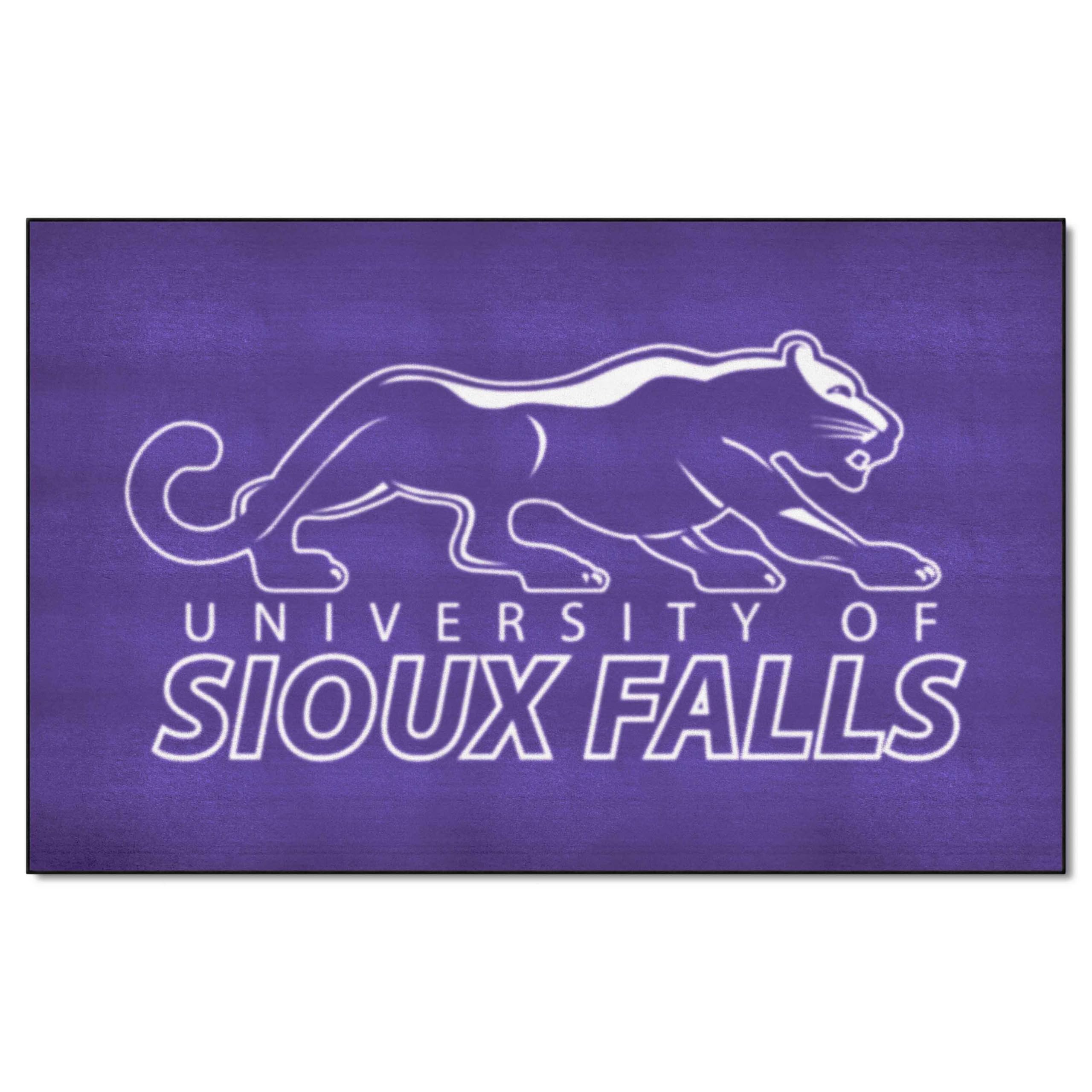 FANMATS 13868 Sioux Falls Cougars Ulti-Mat Rug - 5ft. x 8ft. | Sports Fan Area Rug, Home Decor Rug and Tailgating Mat