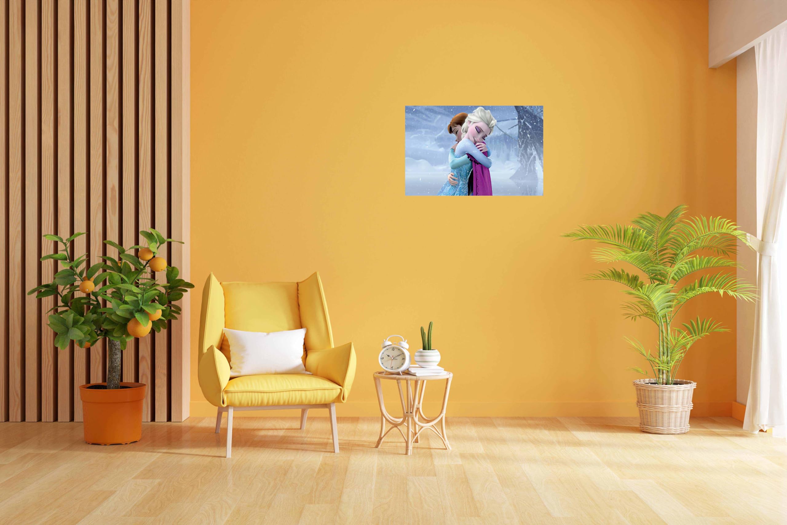 BALDAU PRINTS Frozen Cartoon Movie Photo Wall Poster For Room (Gloss Laminated, 12X18 Inch, 300 GSM) F-571