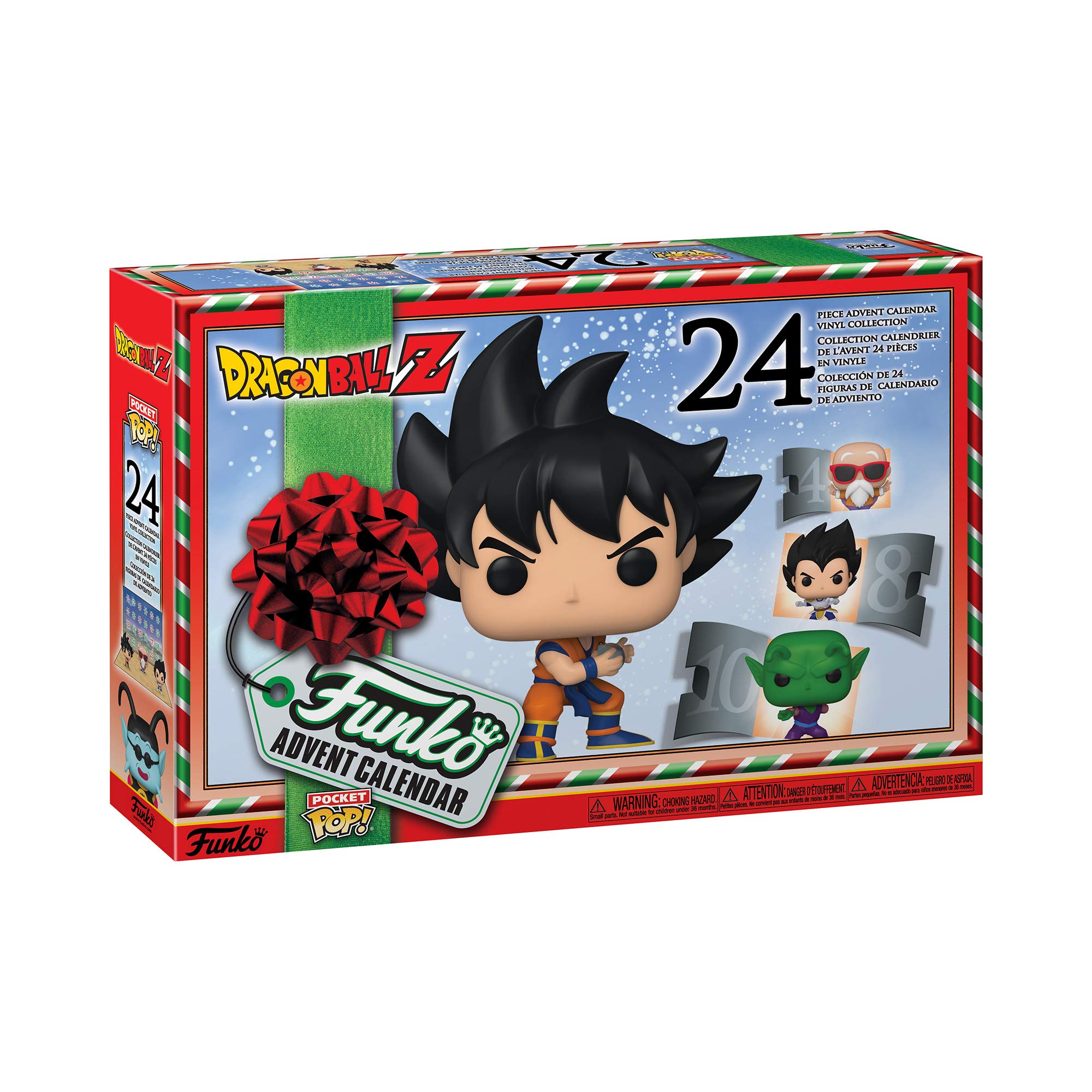 Funko Advent Calendar: Dragon Ball Z - Goku - 24 Days of Surprise - Collectible Vinyl Mini Figures - Mystery Box - Gift Idea - H