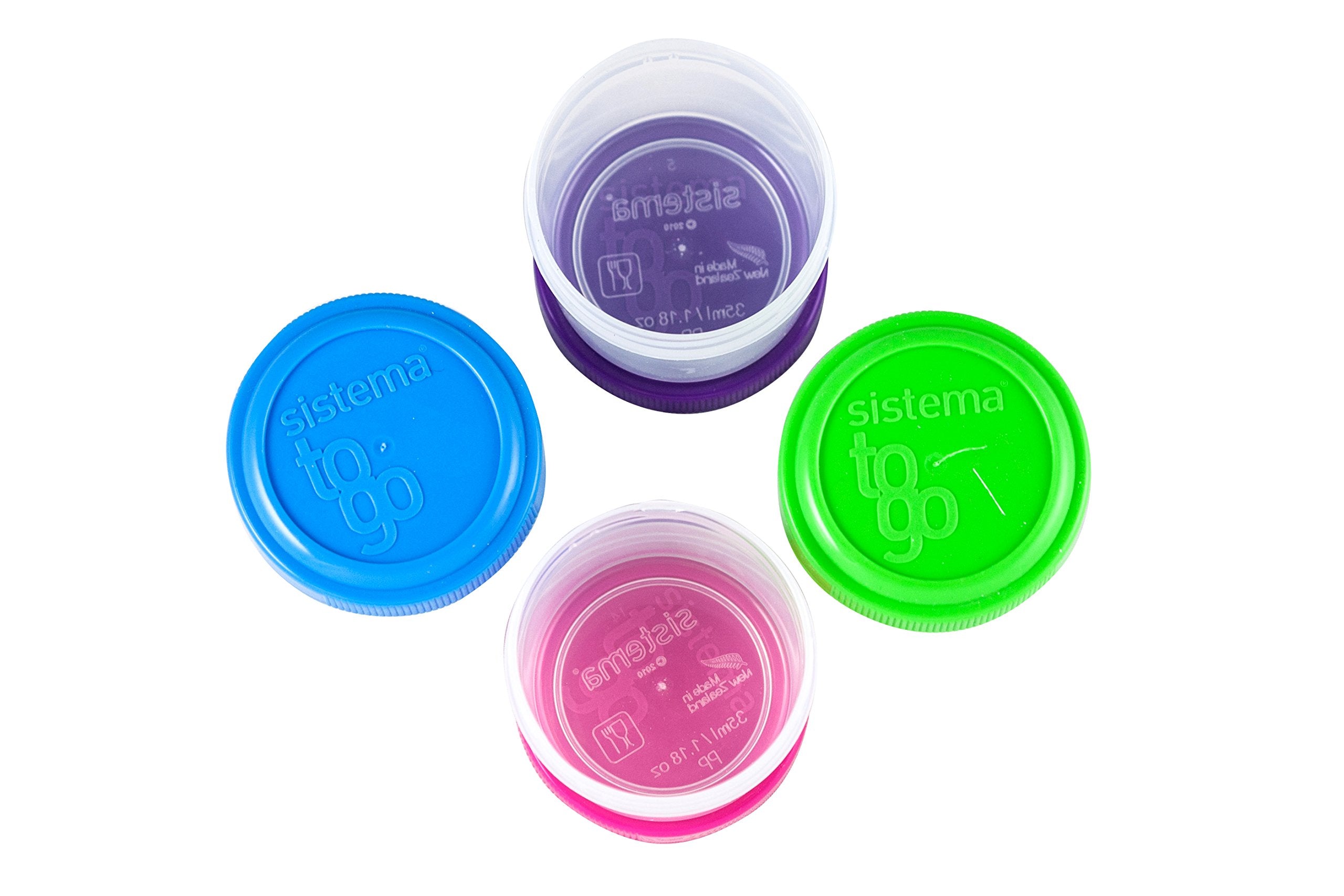 1-Pack : Sistema 4 Dressing To Go Containers, 1.18 Ounce, 1-Pack