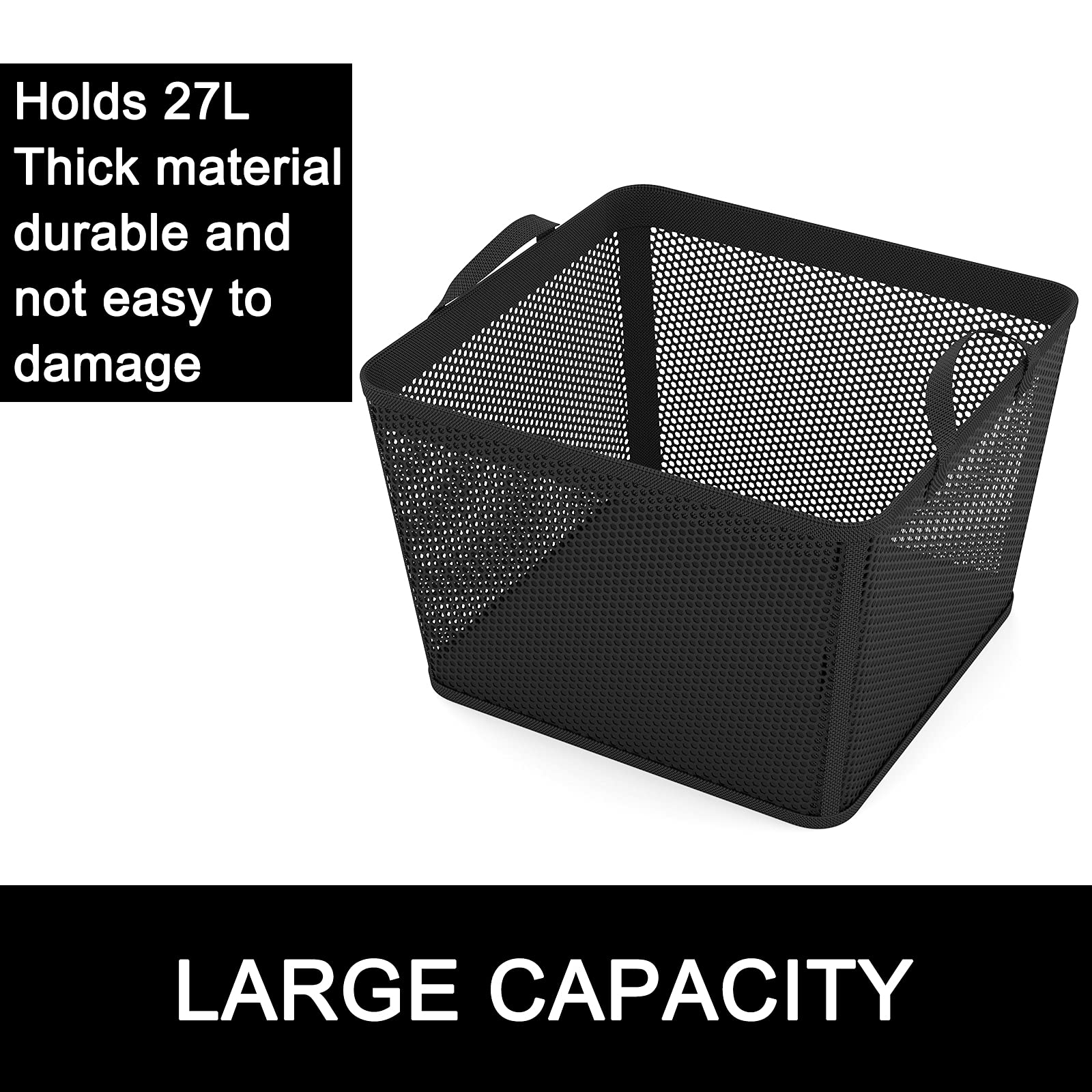 Npet 27L Laundry Basket Collapsible Laundry Hamper With Peva Waterproof Material Clothes Bag Storage Basket Bin For Laundry,Bedr