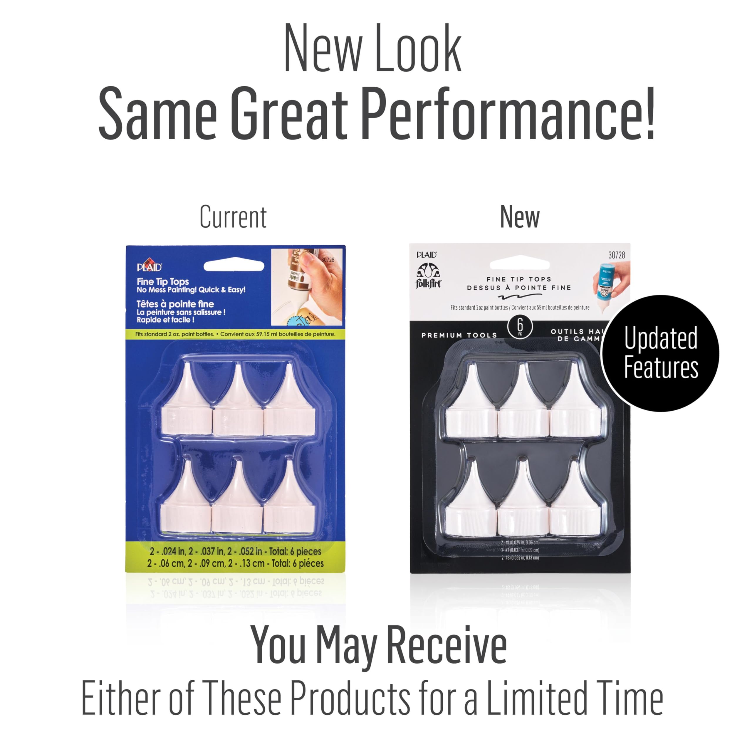 Plaid Tip Writers  (6-Piece)