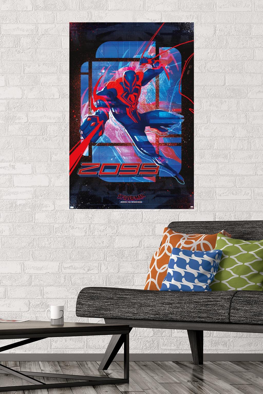 Trends International Marvel Spider-Man: Across The Spider-Verse - Spider-Man 2099 Wall Poster, 22.37'' X 34.00'', Premium Poster