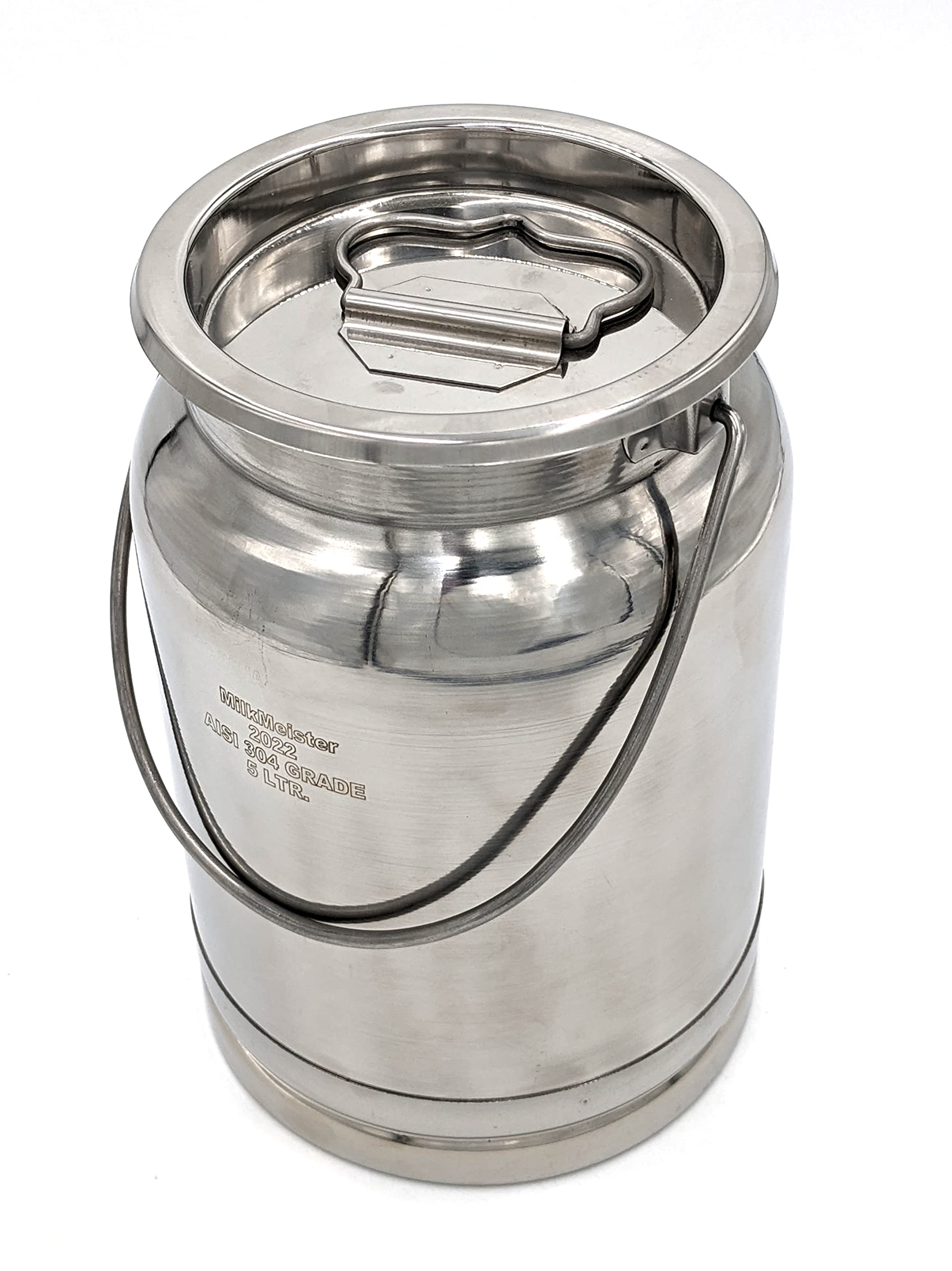 The Dairy Shoppe Stainless Steel Milk Can Totes (5 Liter)