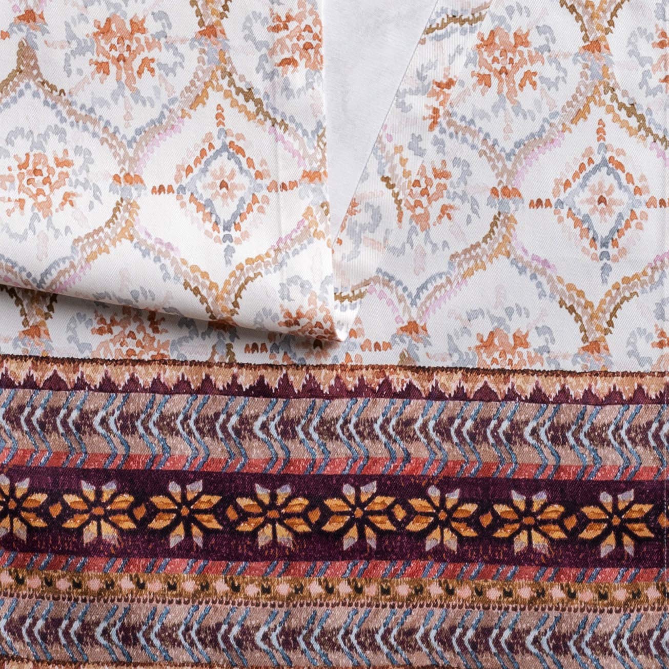 Maison D' Hermine Table Runner 100% Cotton 14.50Inch X 108Inch Decorative Table Runners, Dining, Kitchen, Parties & Camping, Fai