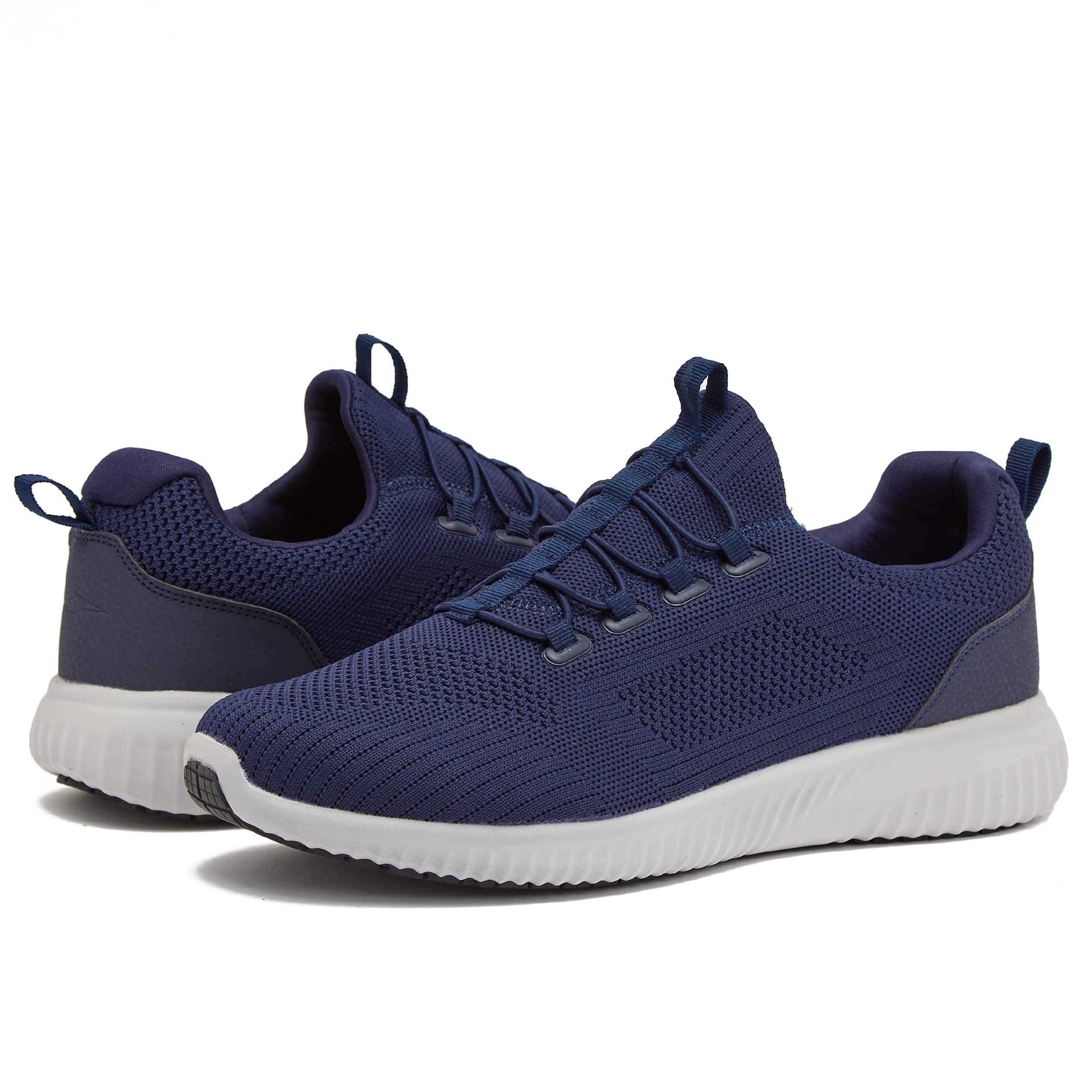 Avia Anchor Sr Mesh Slip On Non Slip Shoes For Men, Water Resistant Mens Restaurant, Work  Food Service Sneakers- Navy Blue, 115