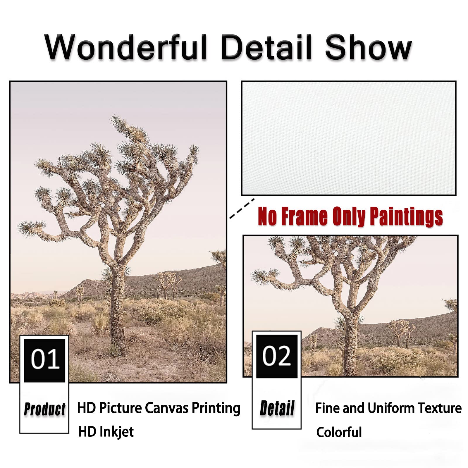 Desert Landscape Art Print Cactus Photography Wall Art For Living Room Desert Cactus Poster Desert Mountain Pictures Desert Cact